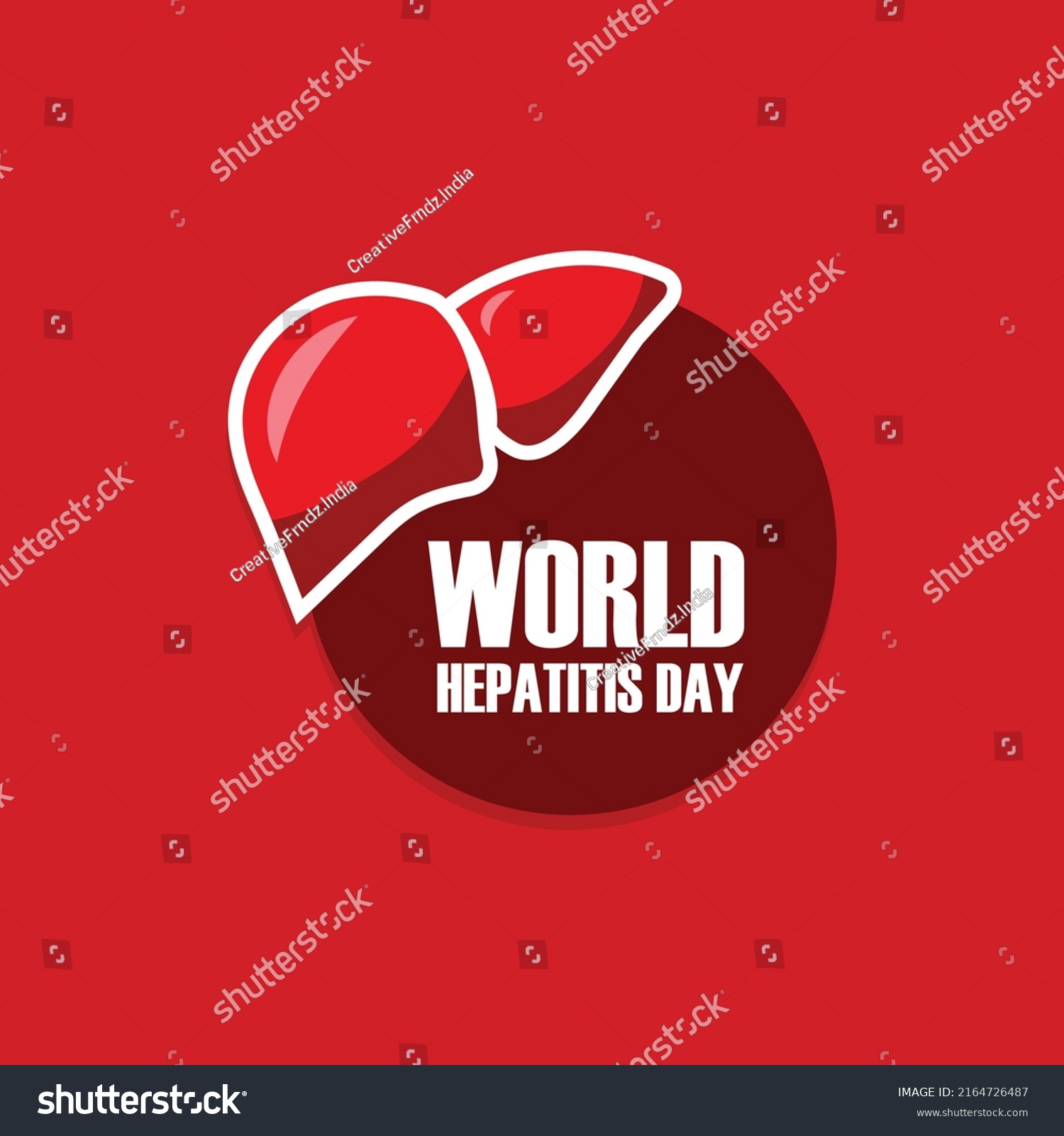 World Hepatitis Day Banner Design Stock Vector (Royalty Free ...