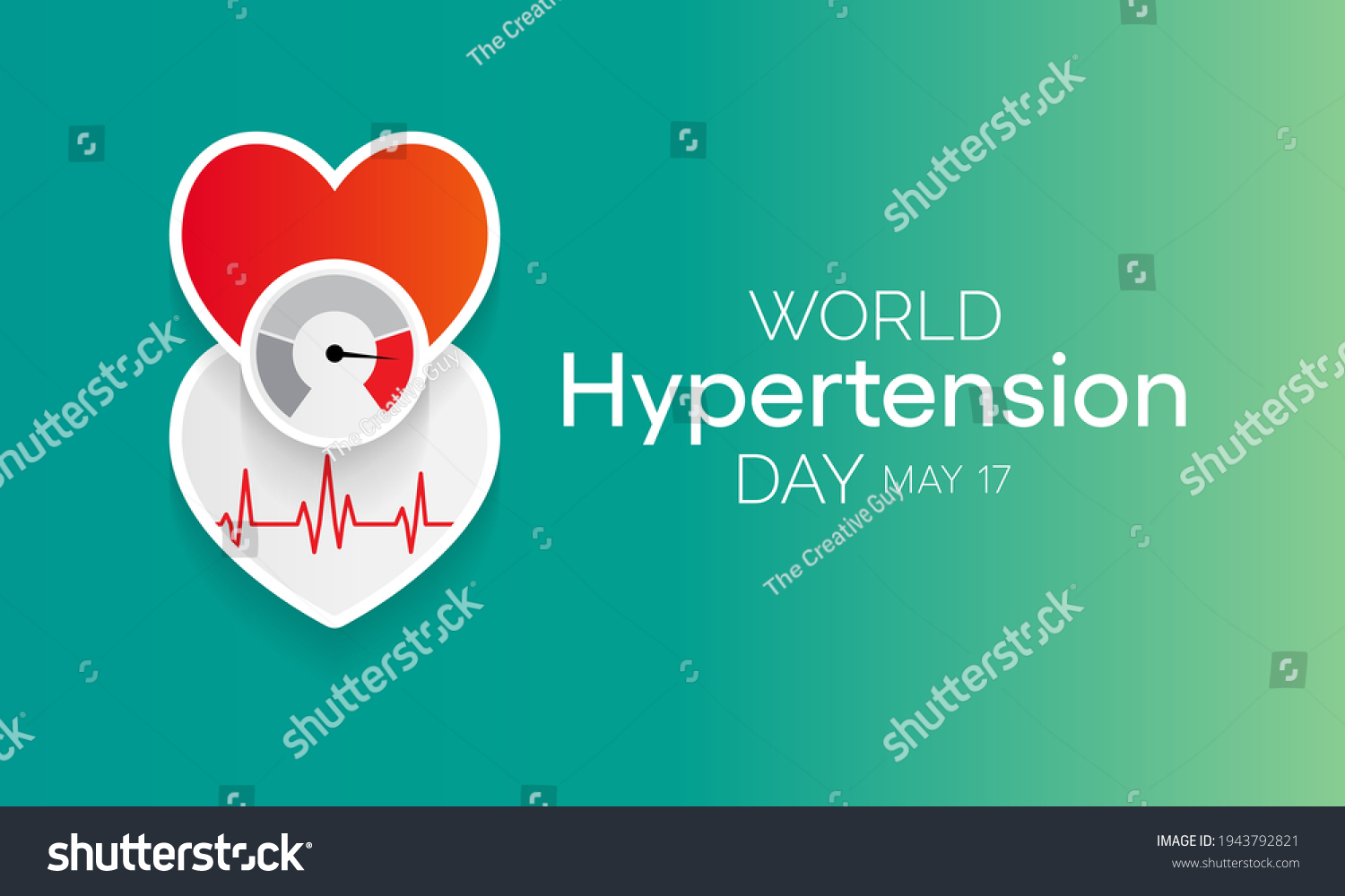 World Hypertension Day Observed Each Year Stock Vector (Royalty Free ...