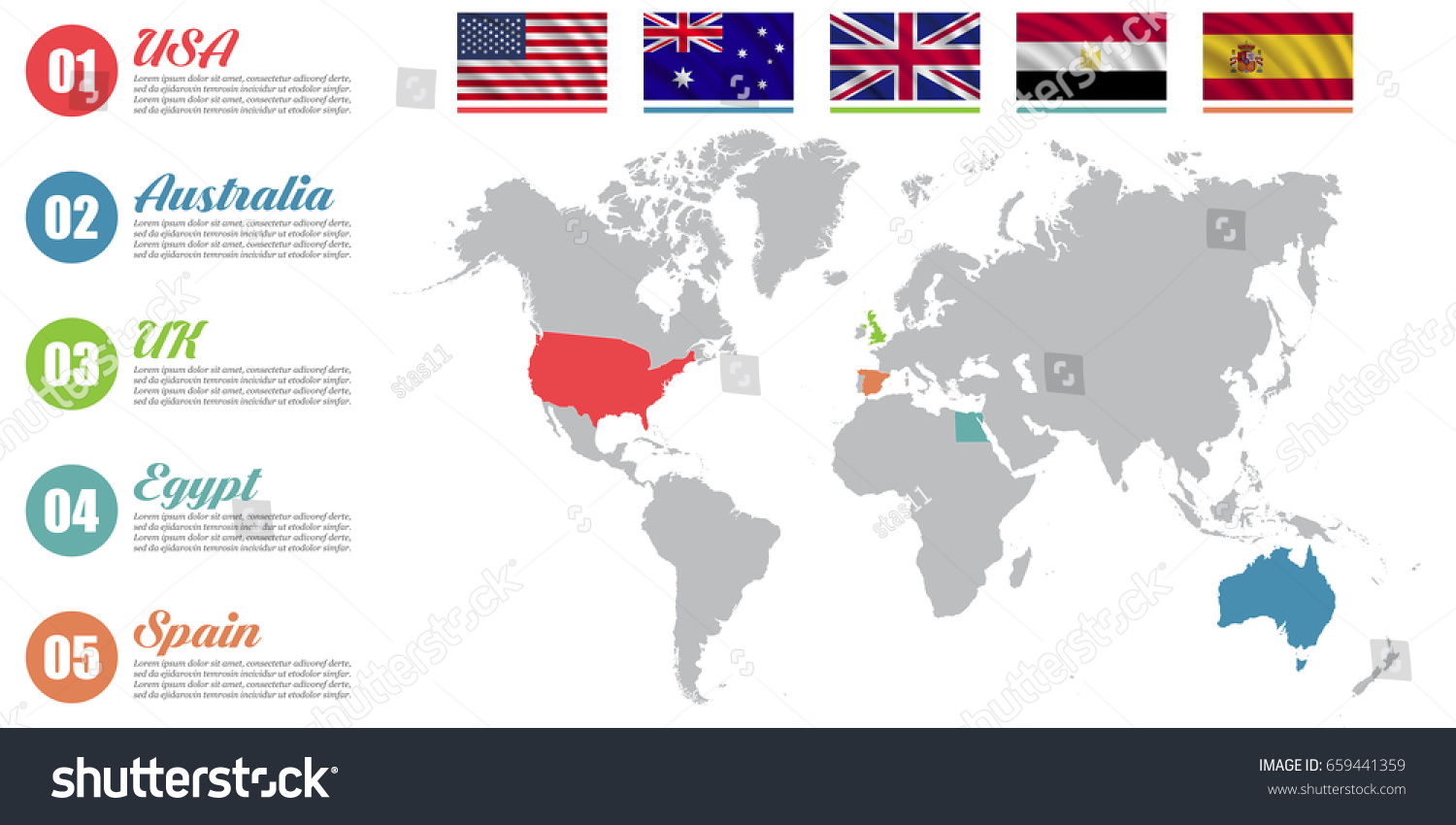 world map for ppt presentation