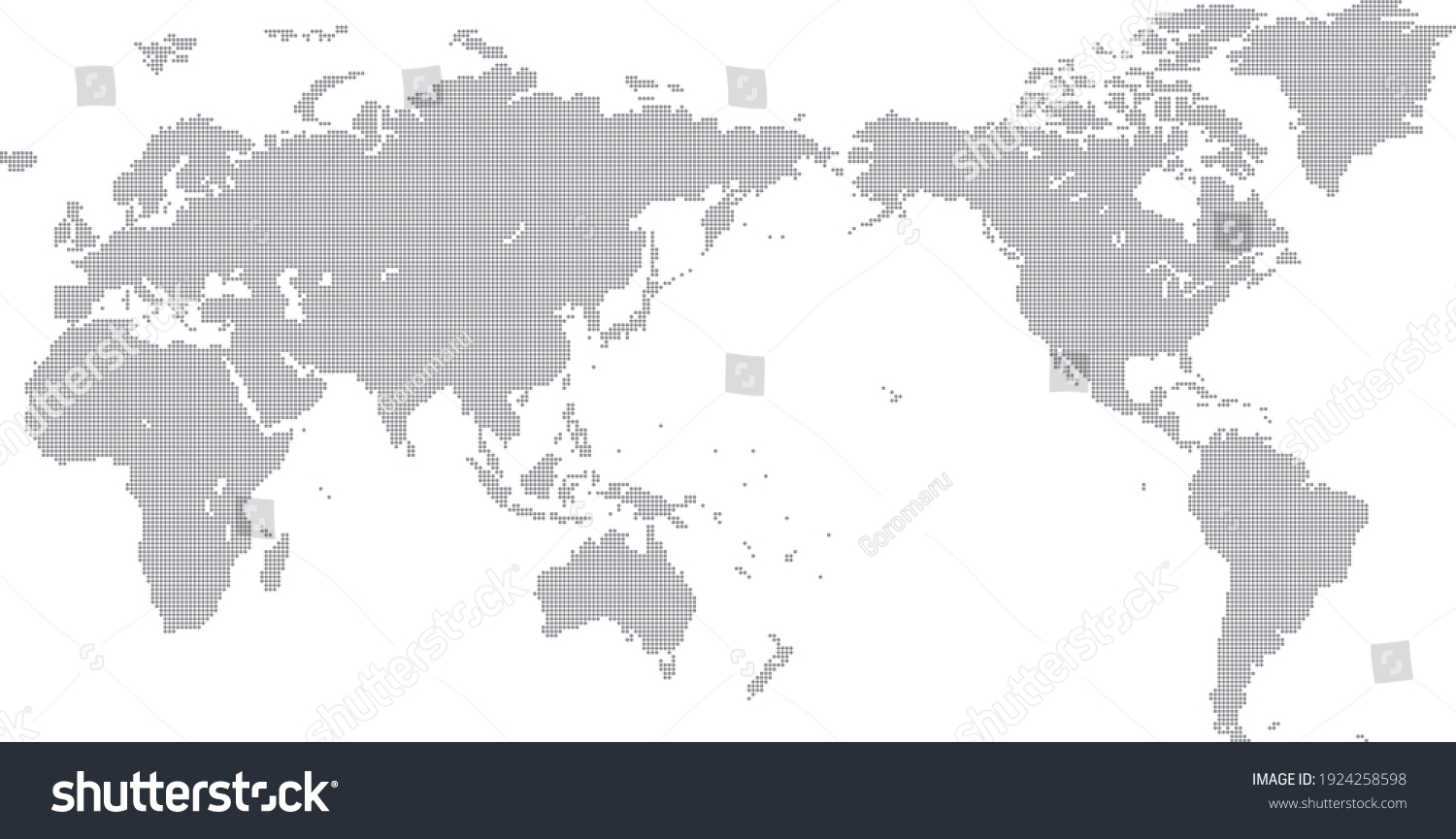 29 159 Japan In World Map Images Stock Photos Vectors Shutterstock Stock Vector World Map Material Written In Dots 1924258598
