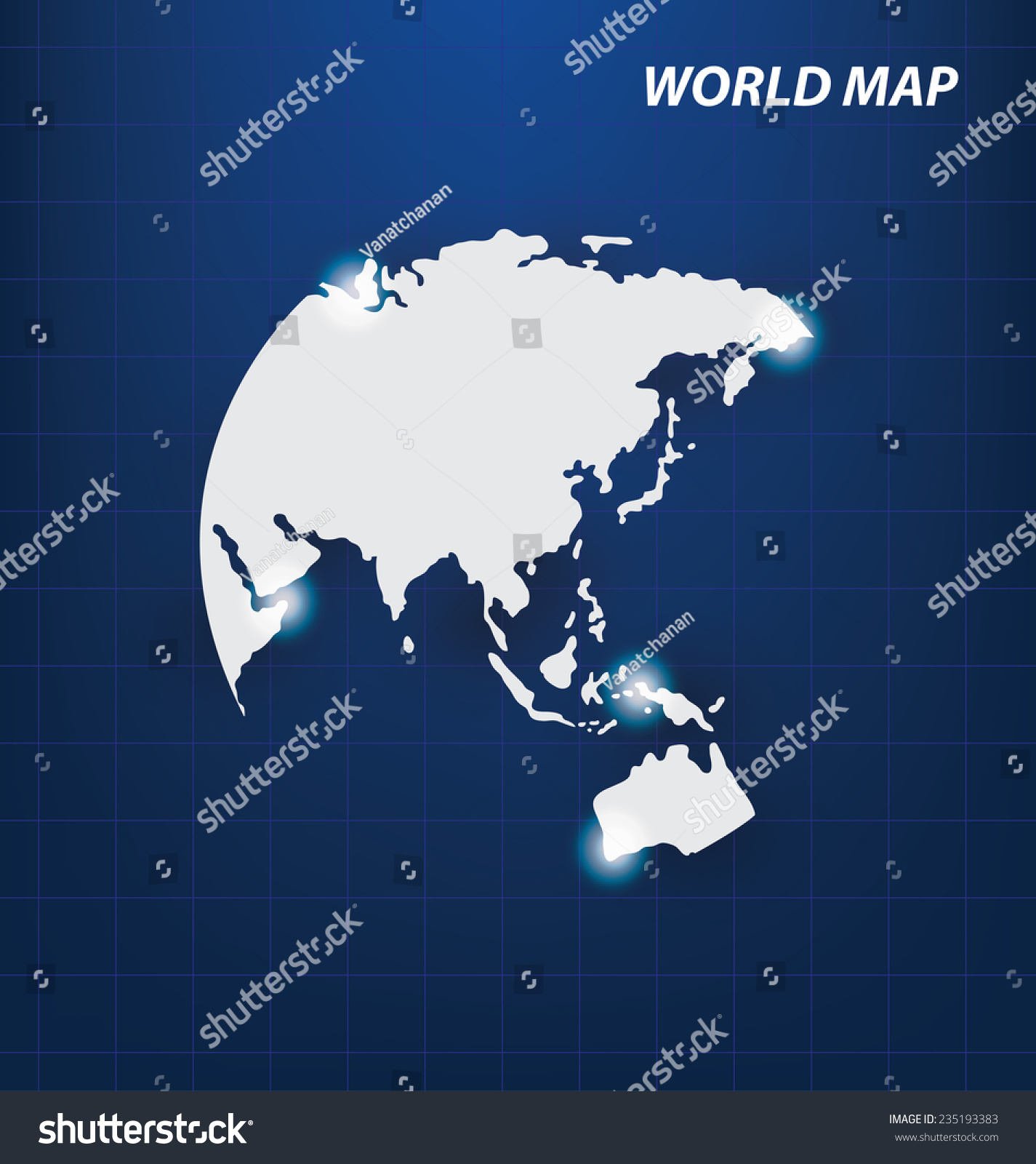 World Map Vector Illustration Stock Vector Royalty Free 235193383 World Map Vector Illustration Stock Vector Royalty Free 235193383