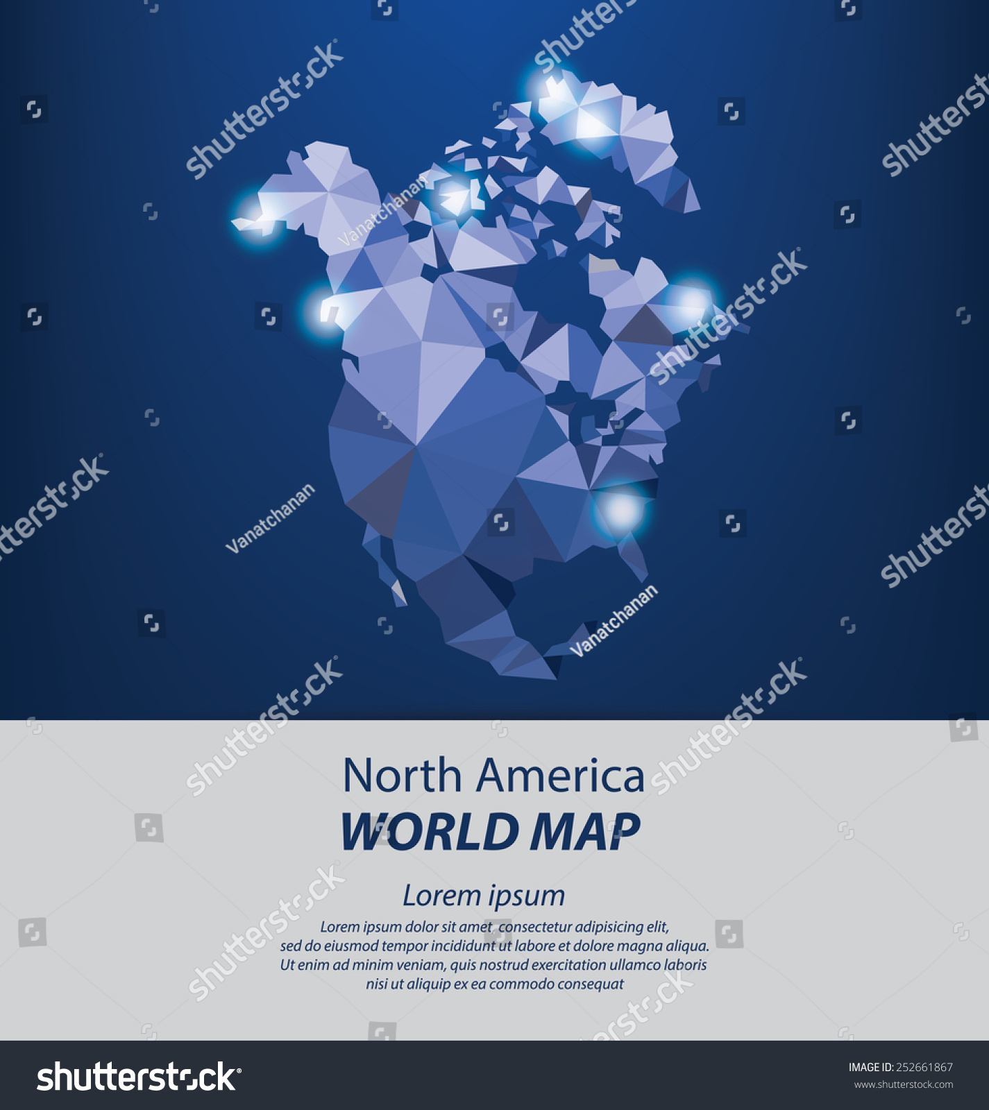 World Map Vector Illustration Stock Vector Royalty Free