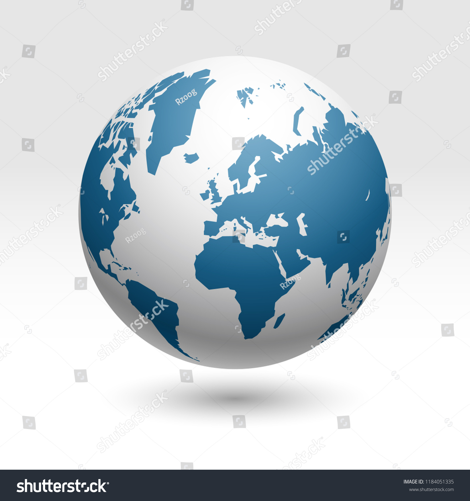 World Map Wector Stock Vector (Royalty Free) 1184051335