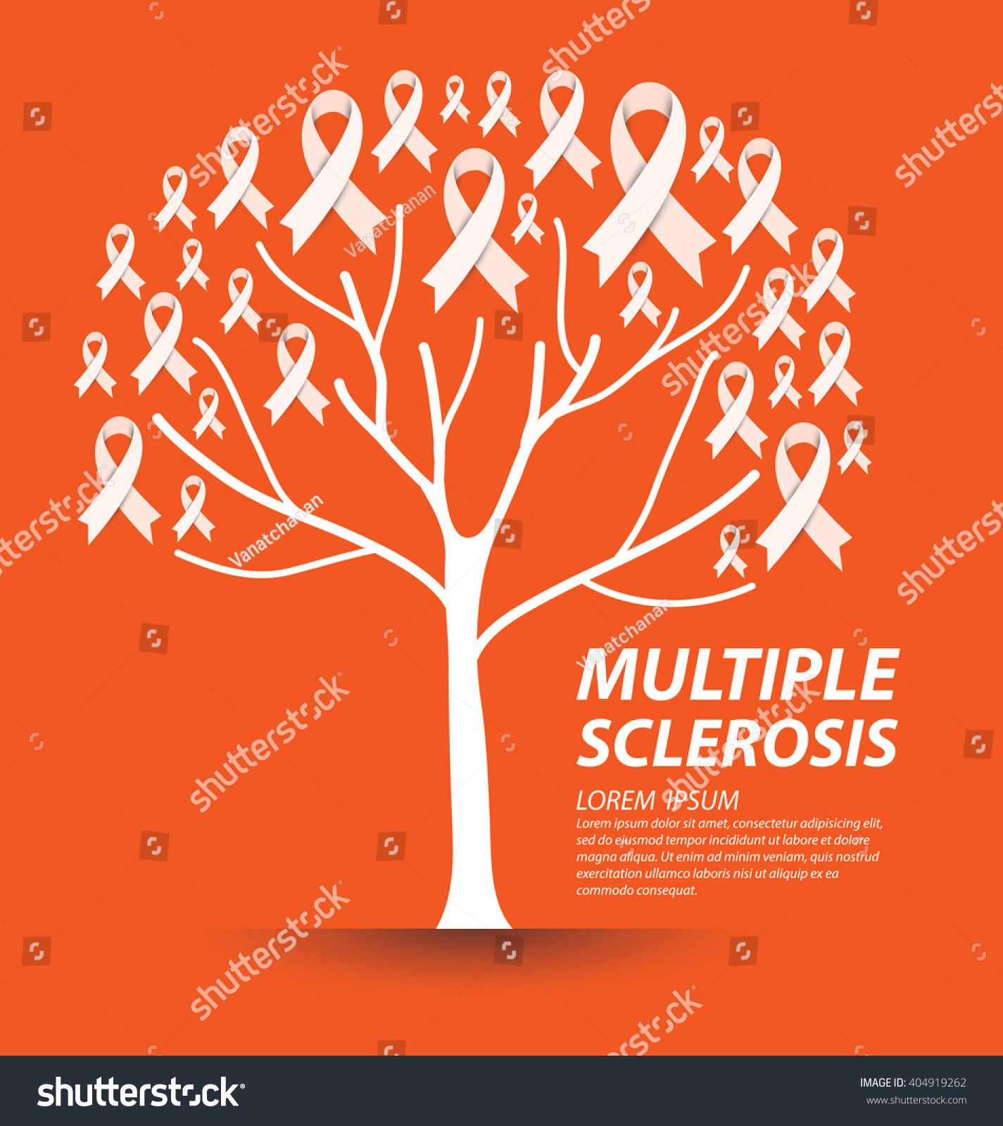 World Multiple Sclerosis Day Vector Illustration Stock Vector (Royalty ...