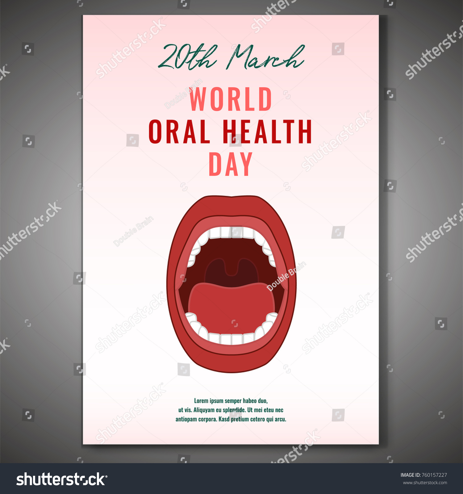 World Oral Health Day Poster Idea With Open Mouth Image Medical Dental And Healthcare World Oral Health Day Poster Idea With Open Mouth Image Medical Dental And Healthcare