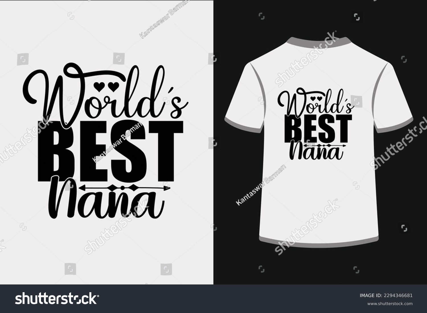SVG of World's Best Nana.This is an editable EPS vector file. svg