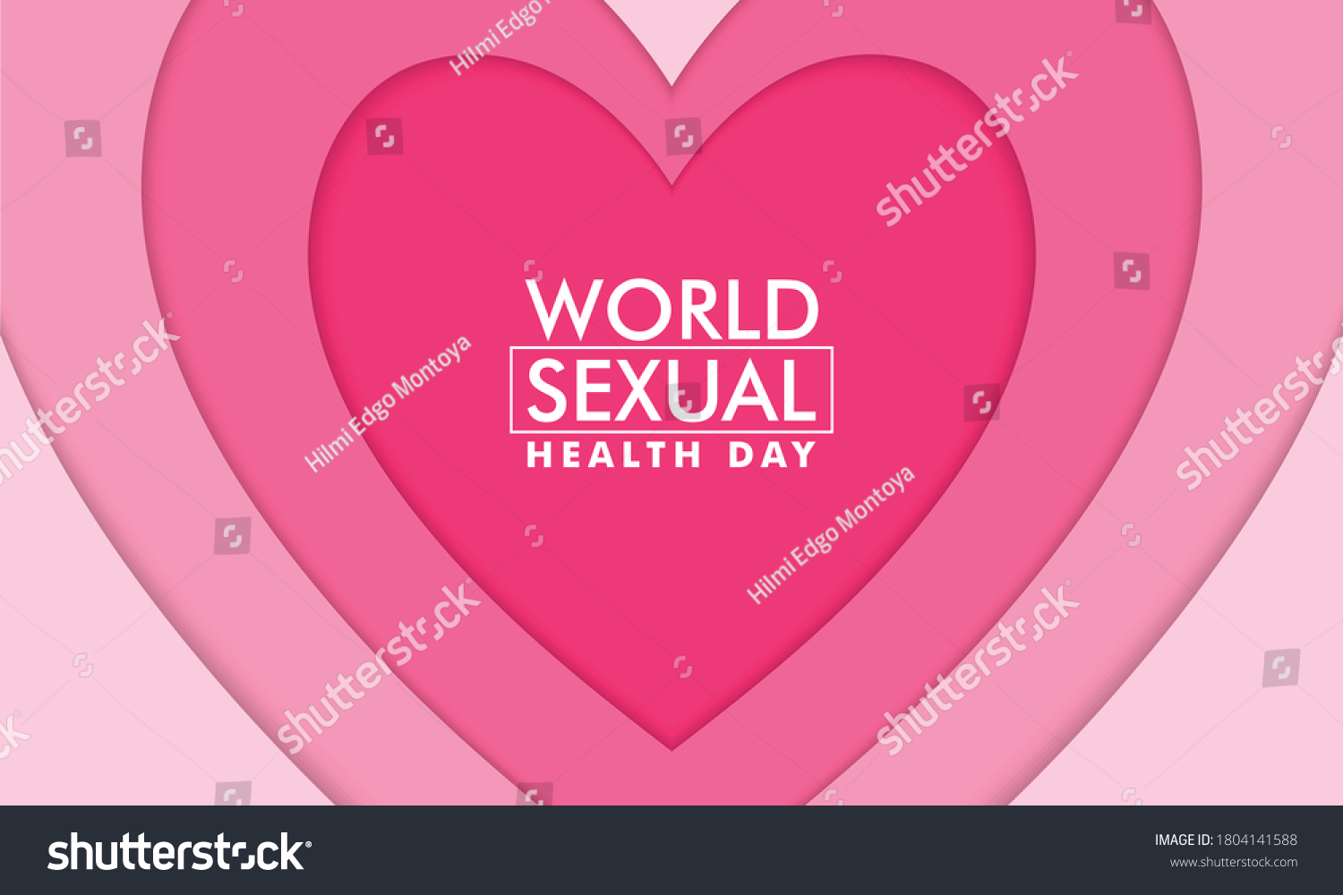 World Sexual Health Day Background Stock Vector Royalty Free 1804141588 Shutterstock 