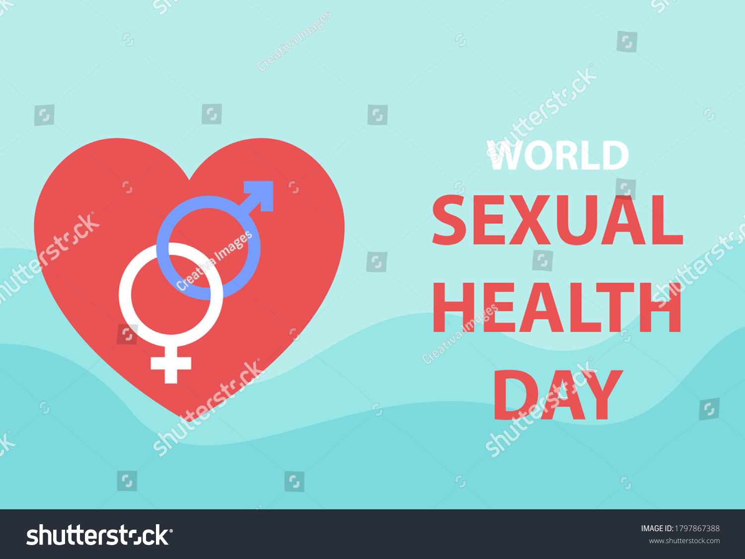 World Sexual Health Day Vector Concept Stock Vector Royalty Free 1797867388