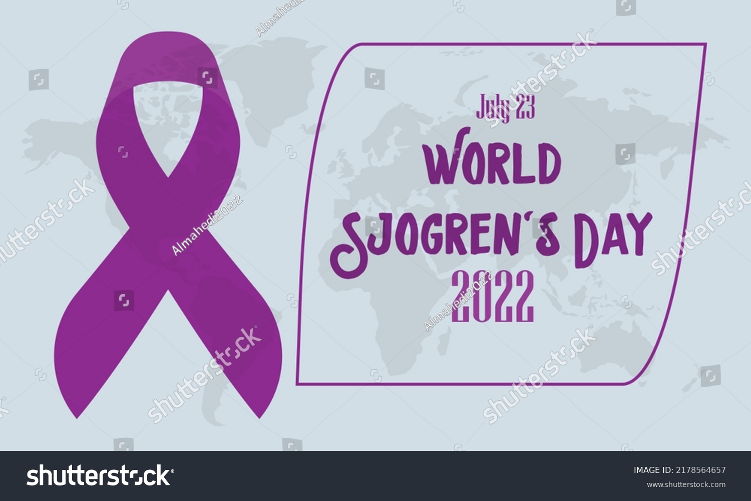 World Sjogrens Day 2022celebrate World Sjogrens Stock Vector Royalty