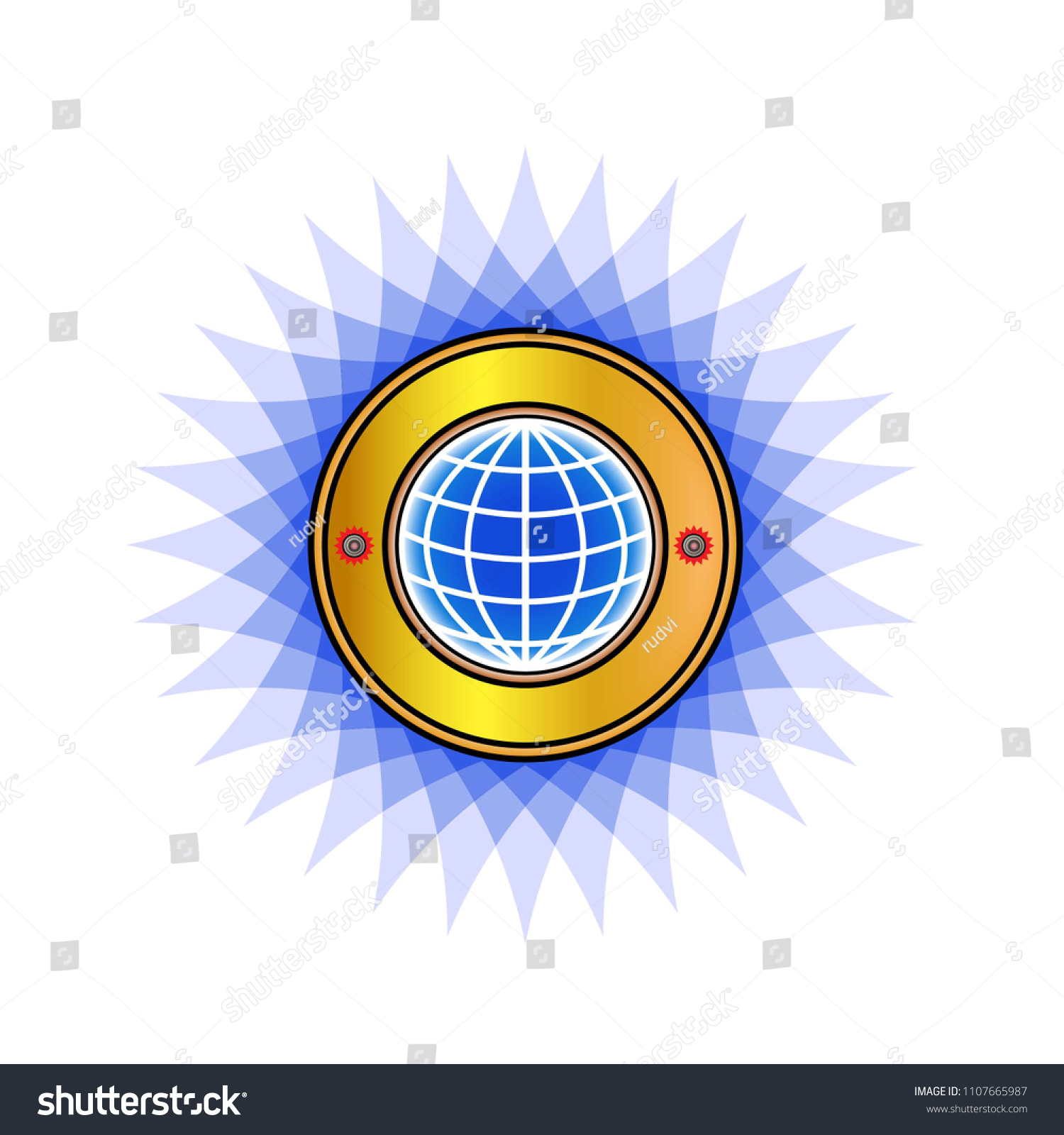 World Symbol Vector Logo Quality Control Stock Vector Royalty Free