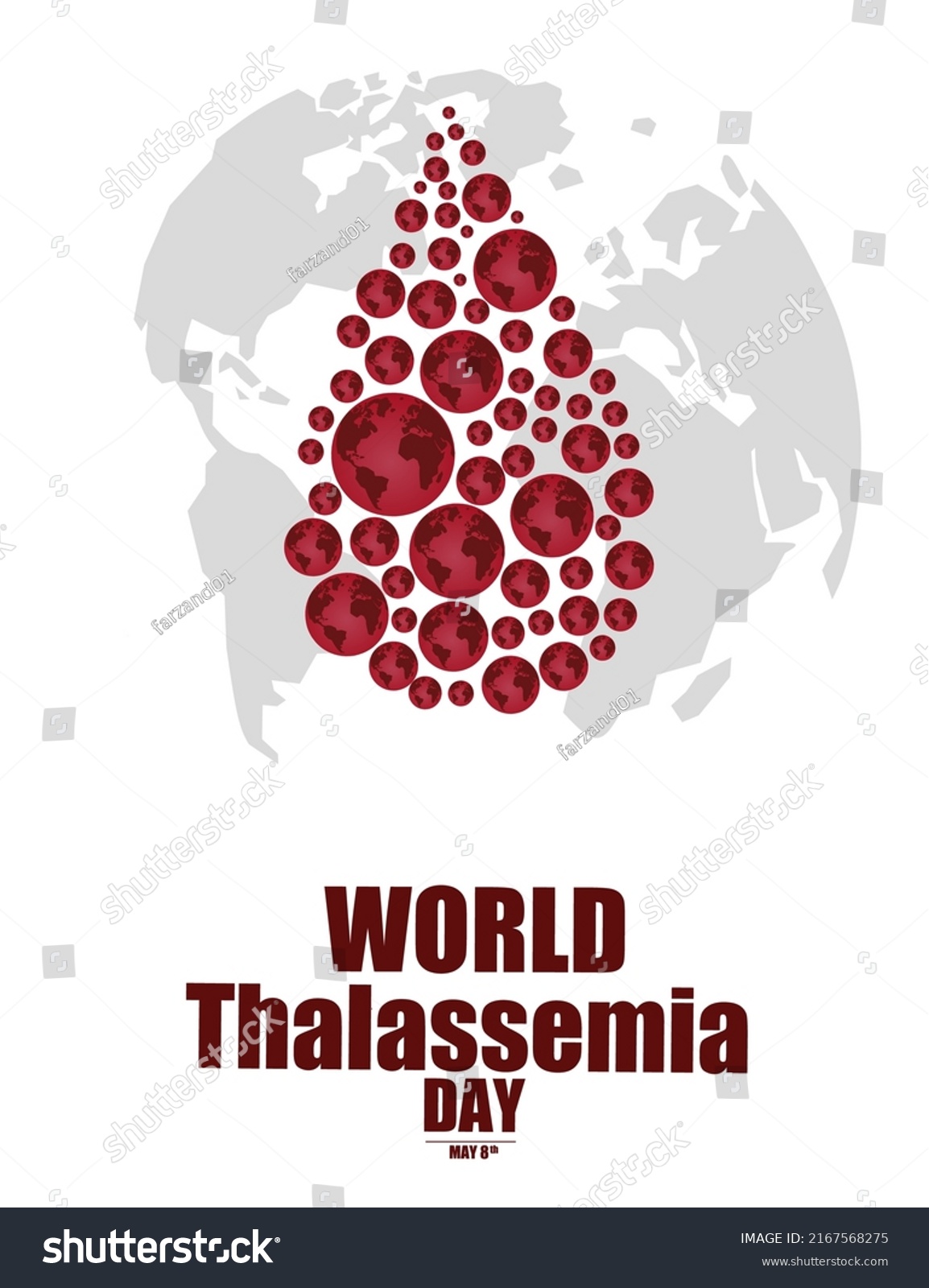 World Thalassemia Day May 8th Vector Stock Vector Royalty Free 2167568275 Shutterstock