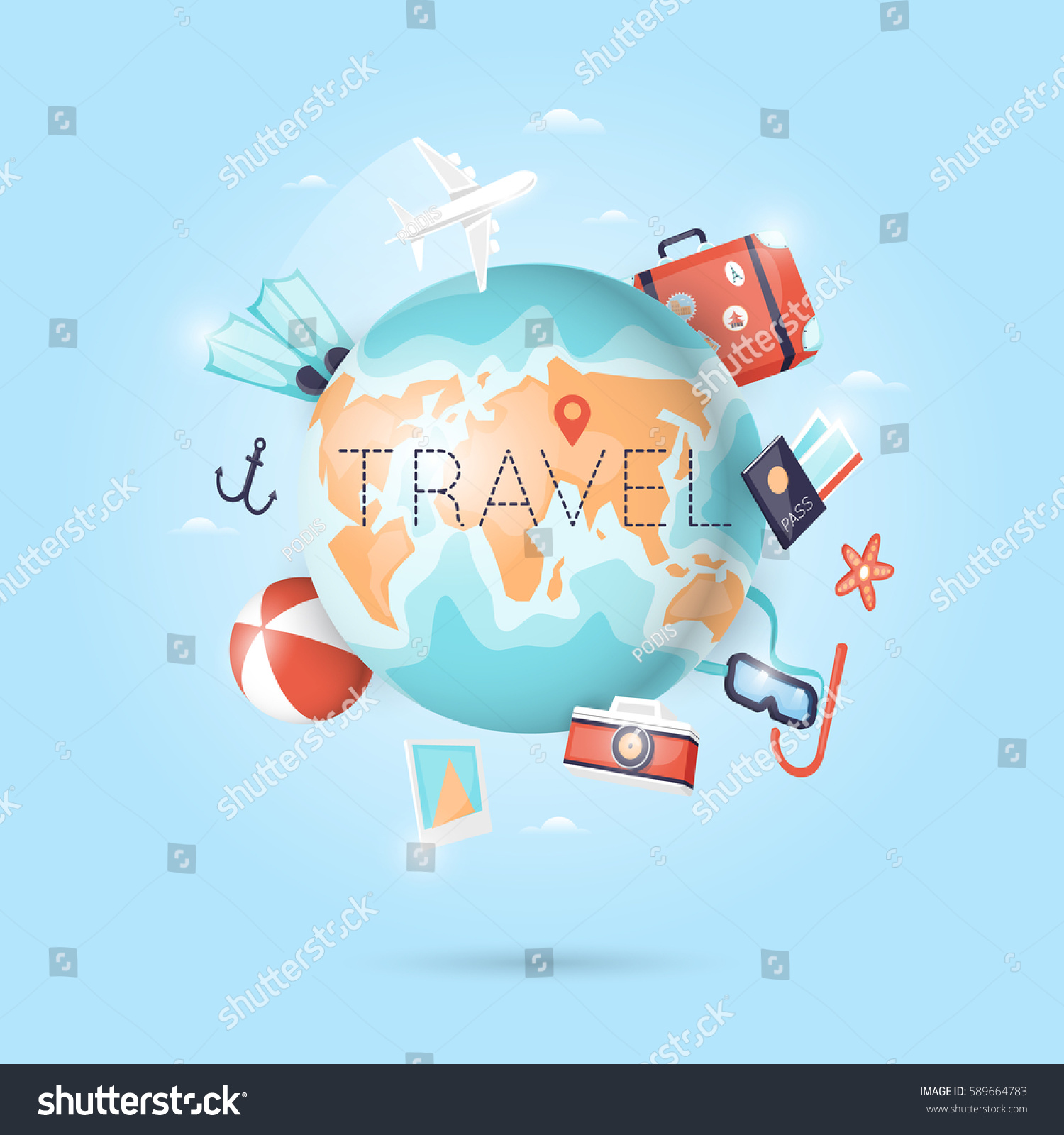 776 Summertime international landmark Images, Stock Photos & Vectors ...