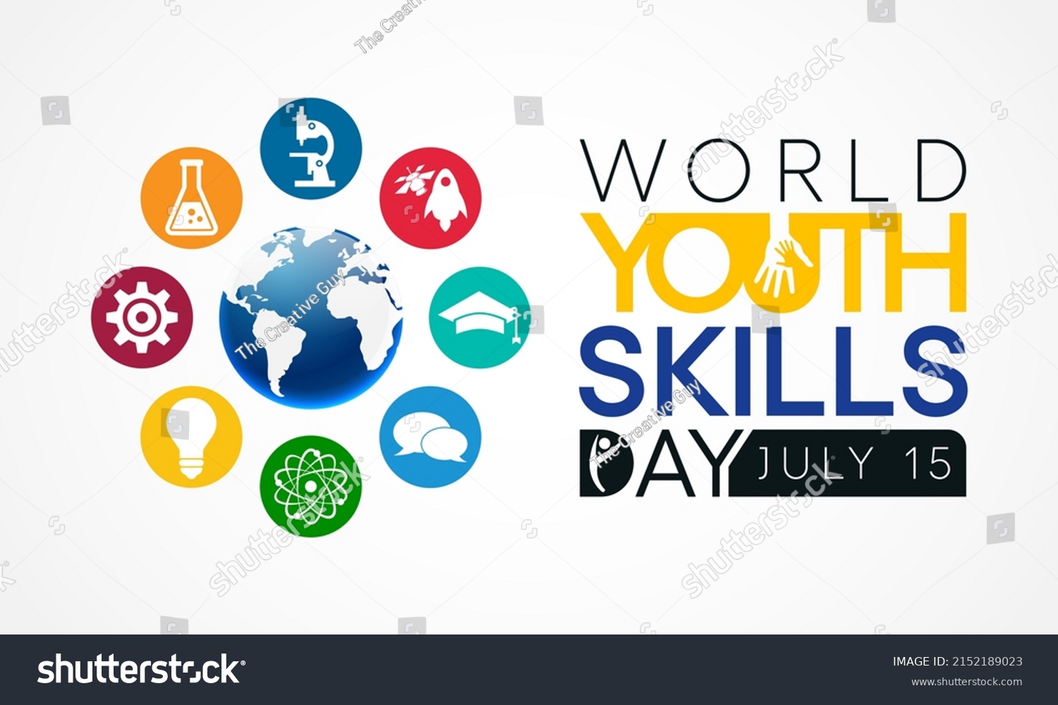 World Youth Skills Day Wysd Observed Stock Vector (Royalty Free ...