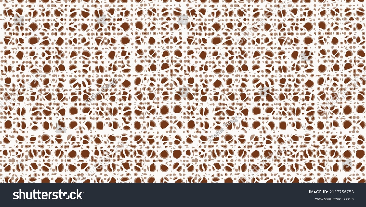 SVG of Worn brown  cane webbing illustration vector  wood texture surface , rattan geometric seamless pattern. svg