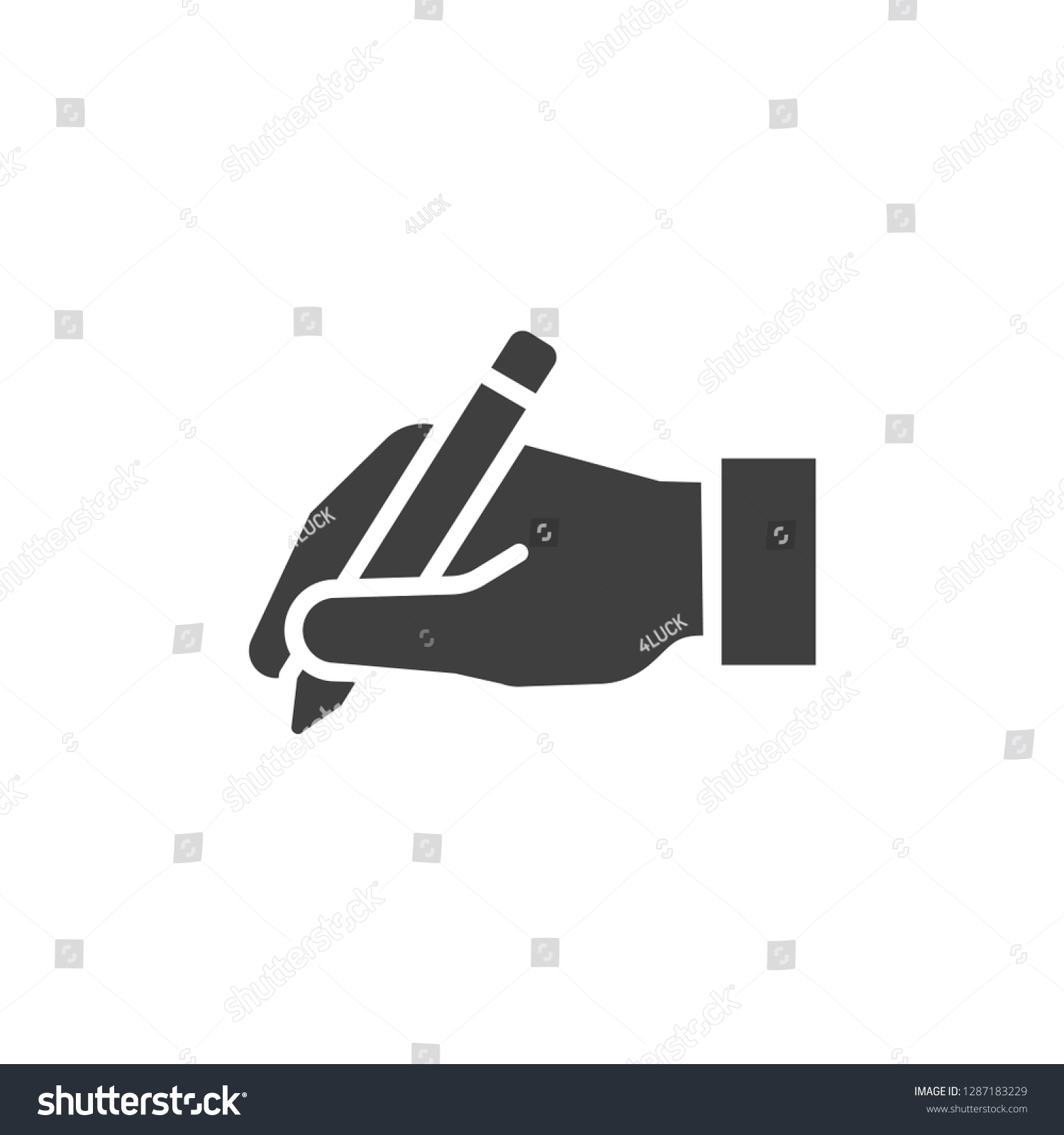 255,004 Pencil hand icon Images, Stock Photos & Vectors | Shutterstock