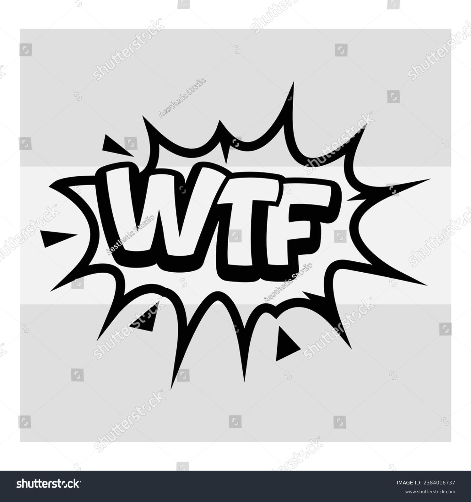 SVG of WTF,  Wtf Action Sign, Wtf vector sign, Action clipart, Cartoon svg,effcet, funny action sign,  svg