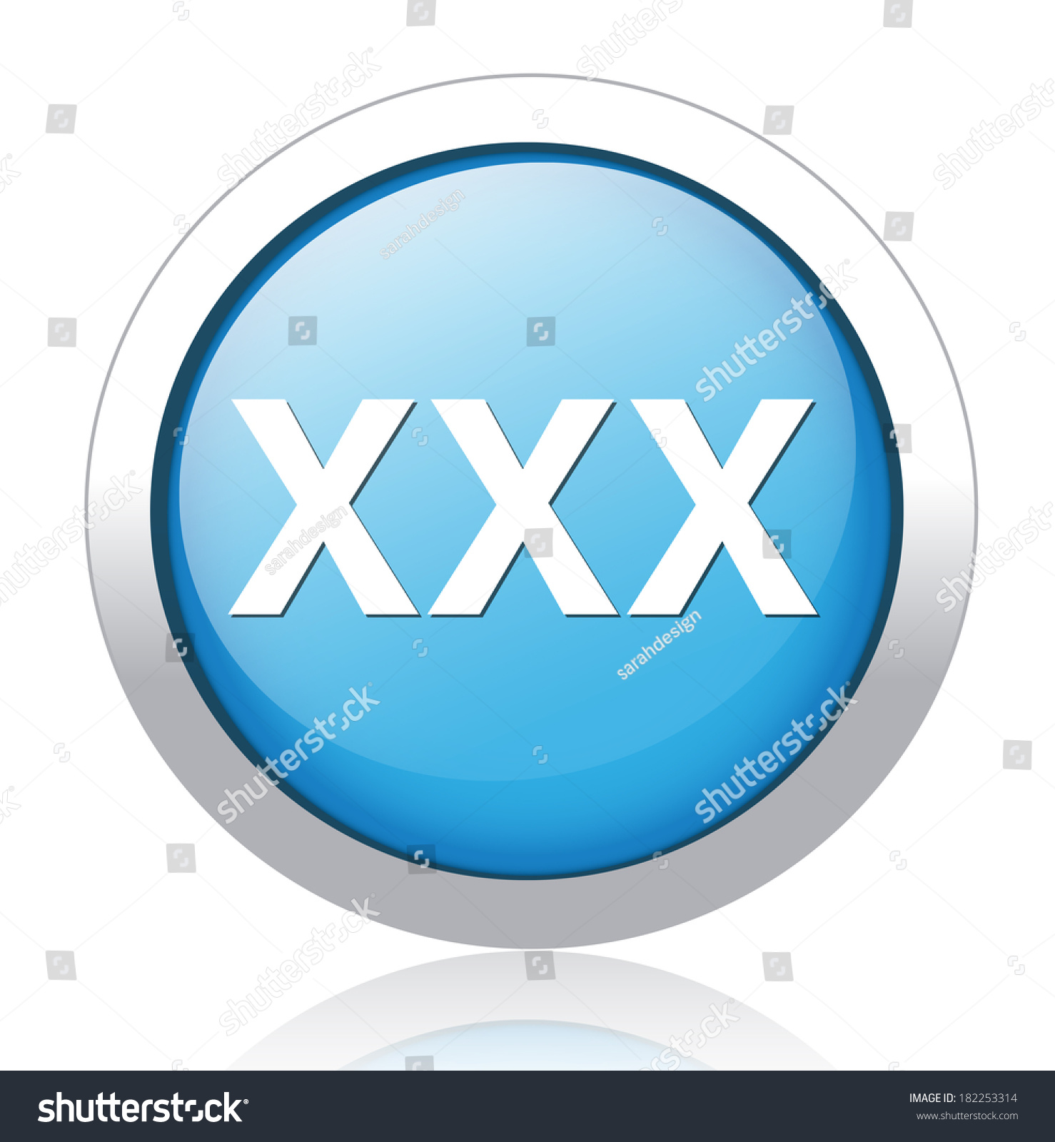 Xxx Icon Stock Vector Royalty Free 182253314 Shutterstock 