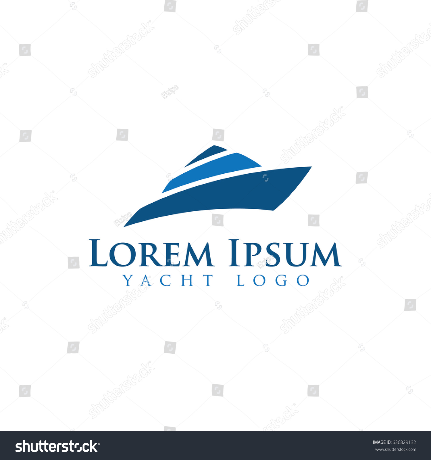 Yacht Logo Stock Vector (Royalty Free) 636829132 | Shutterstock