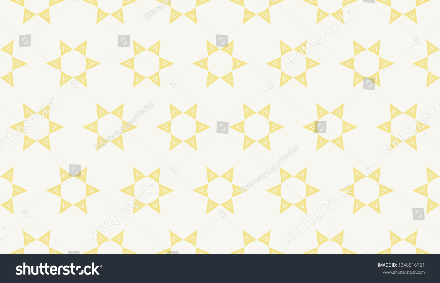 Yellow Abstract Seamless Geometric Pattern Wallpapers Stock Vector