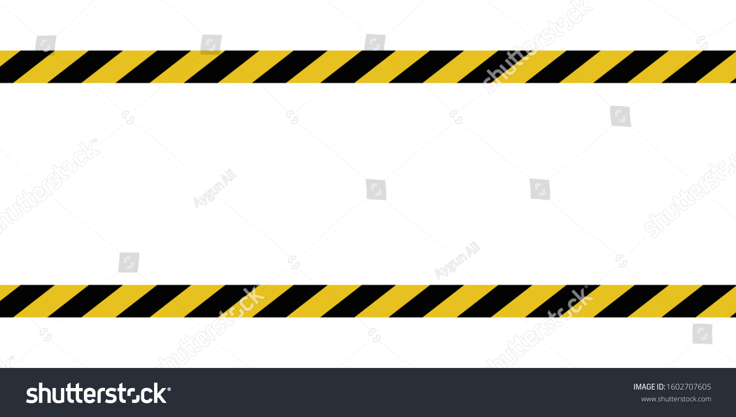 SVG of Yellow and Black Striped Hazard Tape Lines Isolated on White warning line striped background diagonal, careful of the potential danger Caution vector template sign border police Tape svg