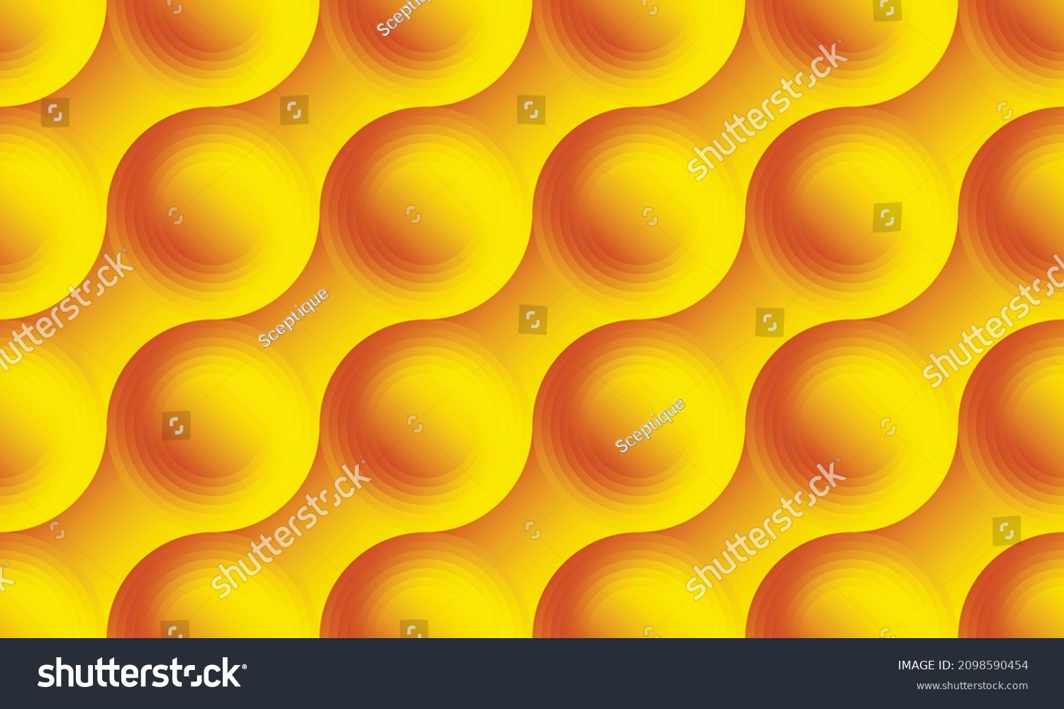 Yellow Red Gradient Background Round Abstract Stock Vector (Royalty ...
