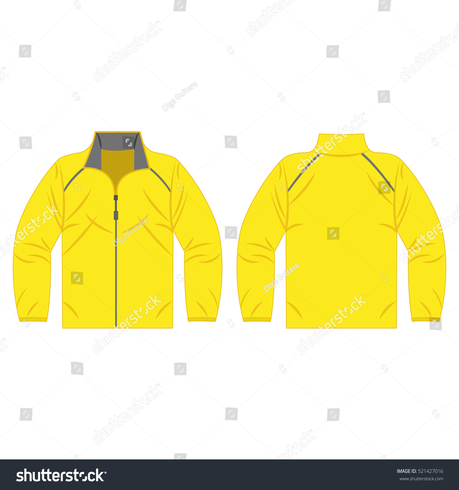 SVG of Yellow autumn jacket  svg