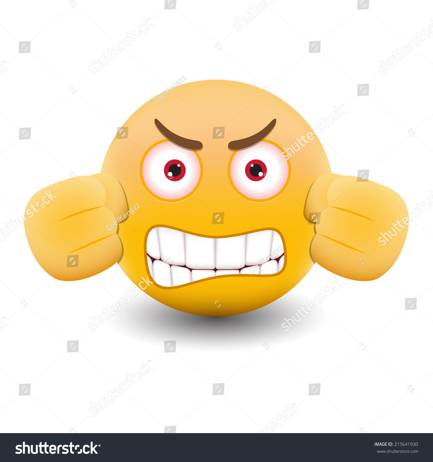 Yellow Emoticon Cartoon Character Eps 10 Stock Vector (royalty Free 