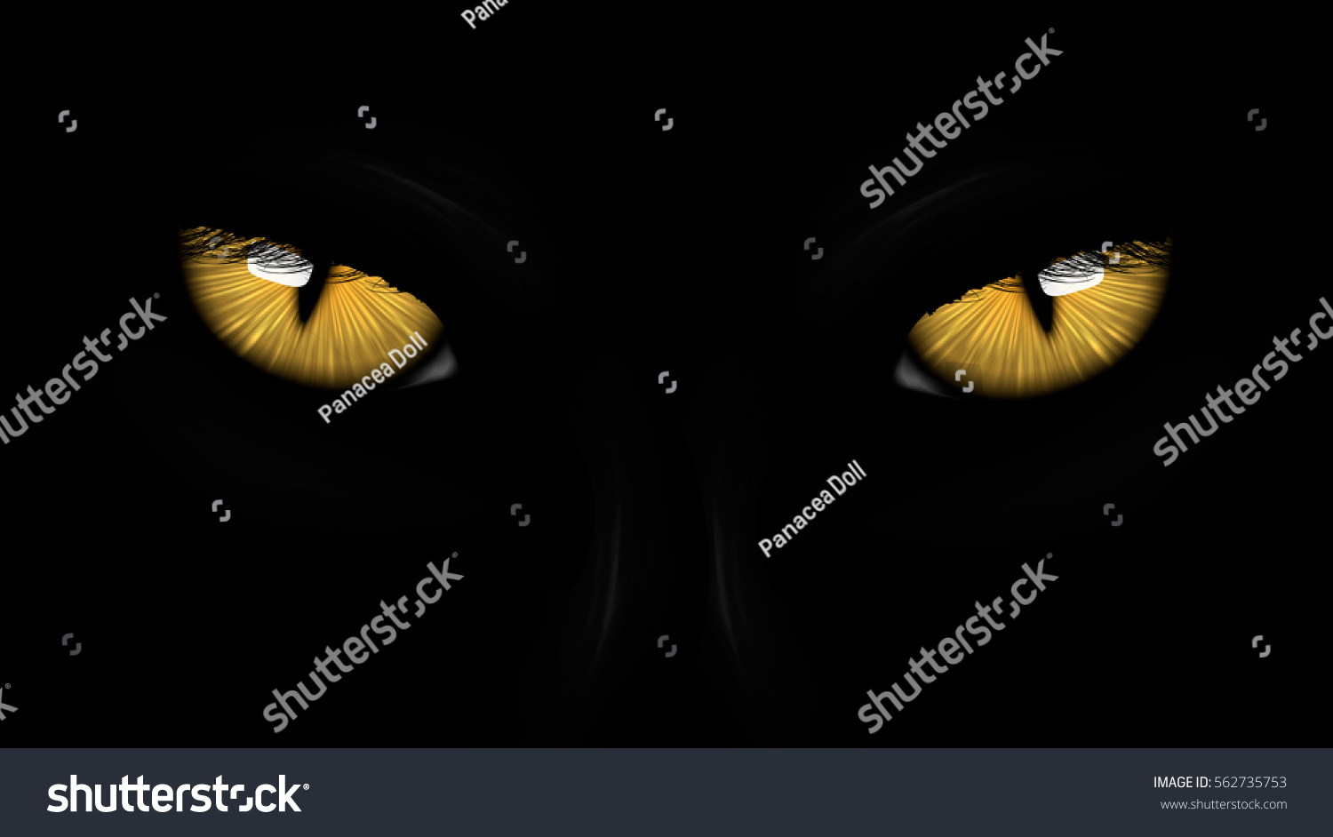 2,018 Black panther eyes vector Images, Stock Photos & Vectors ...