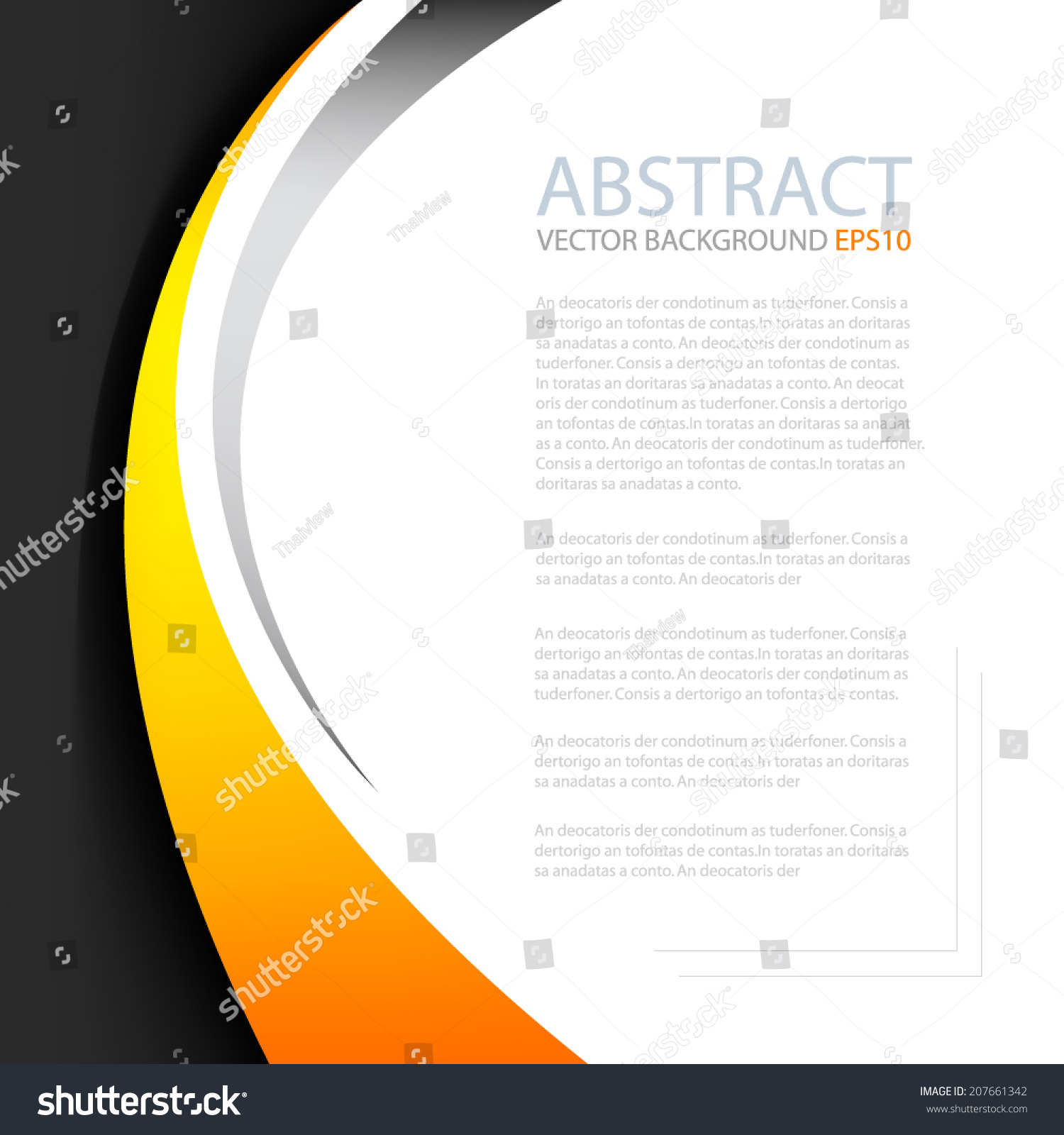 13,109 Black orange yellow waves vector Images, Stock Photos & Vectors ...