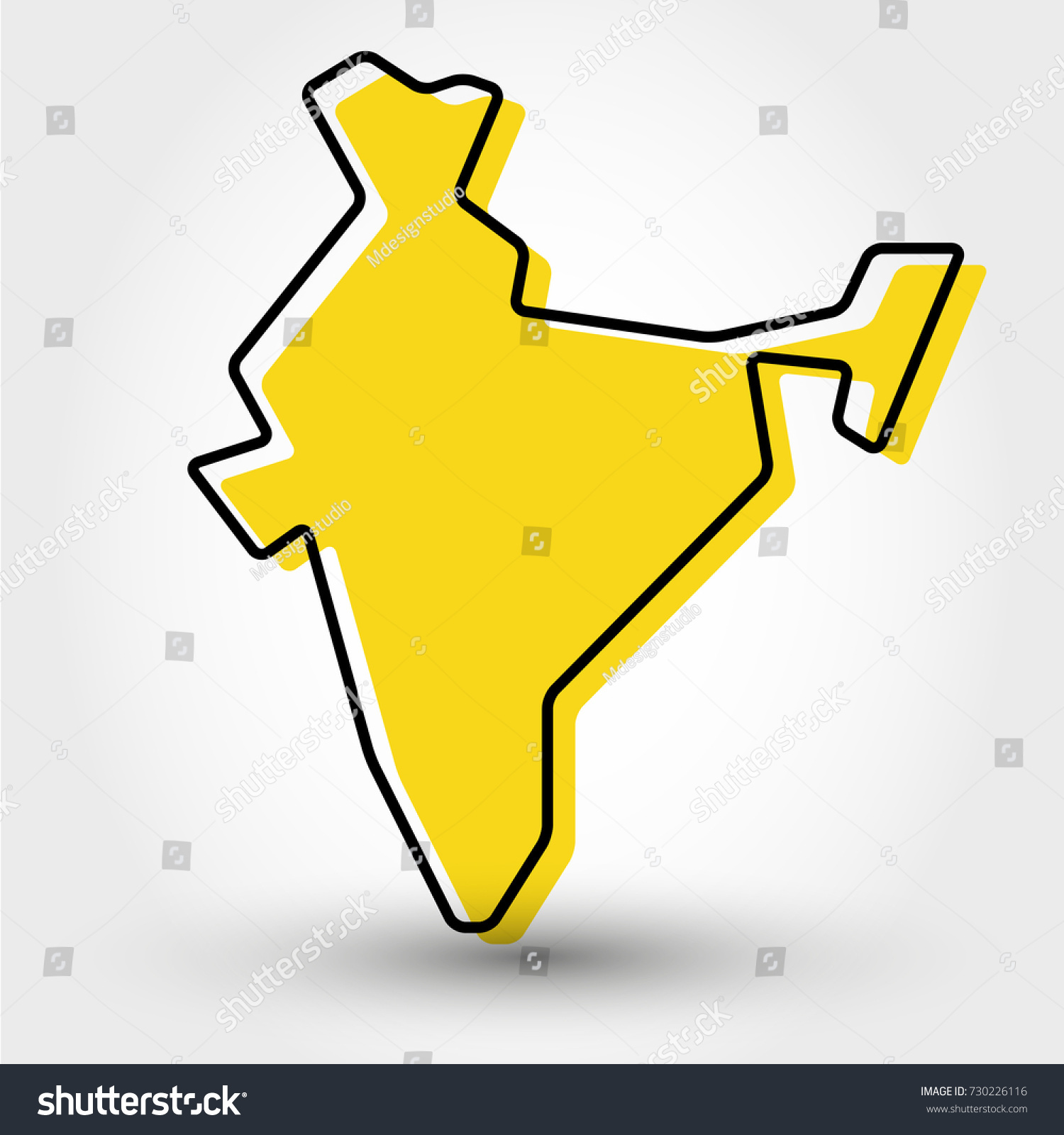 yellow-outline-map-india-stylized-concept-vector-c-s-n-mi-n-ph-b-n