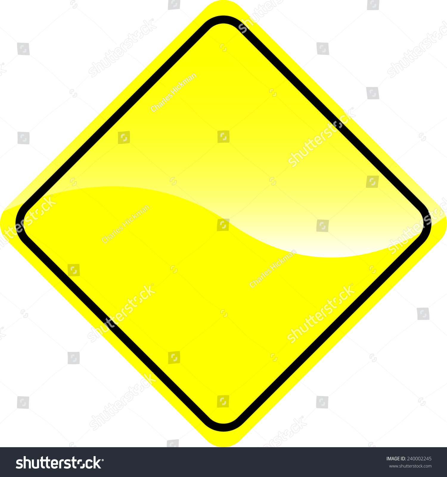 yellow-traffic-sign-blank-stock-vector-royalty-free-240002245