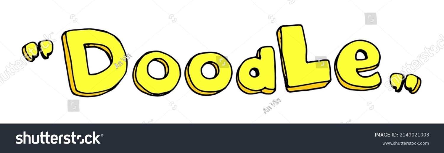 yellow-word-doodles-words-quotation-marks-stock-vector-royalty-free-2149021003-shutterstock