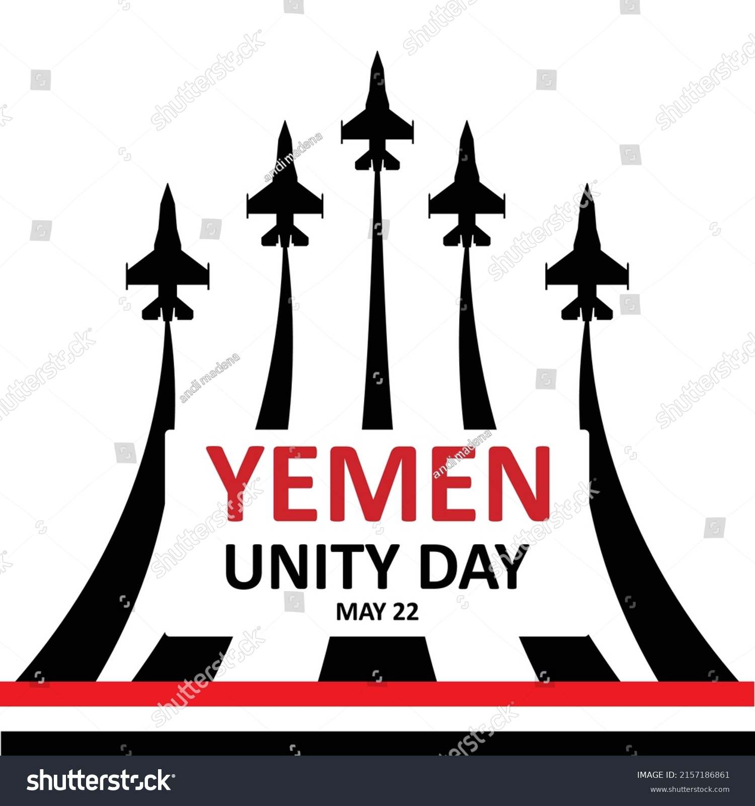 SVG of Yemen unity day vector illustration. National holiday celebration on May 22. Vector template for banner, typography poster, flyer, greeting card, etc. svg