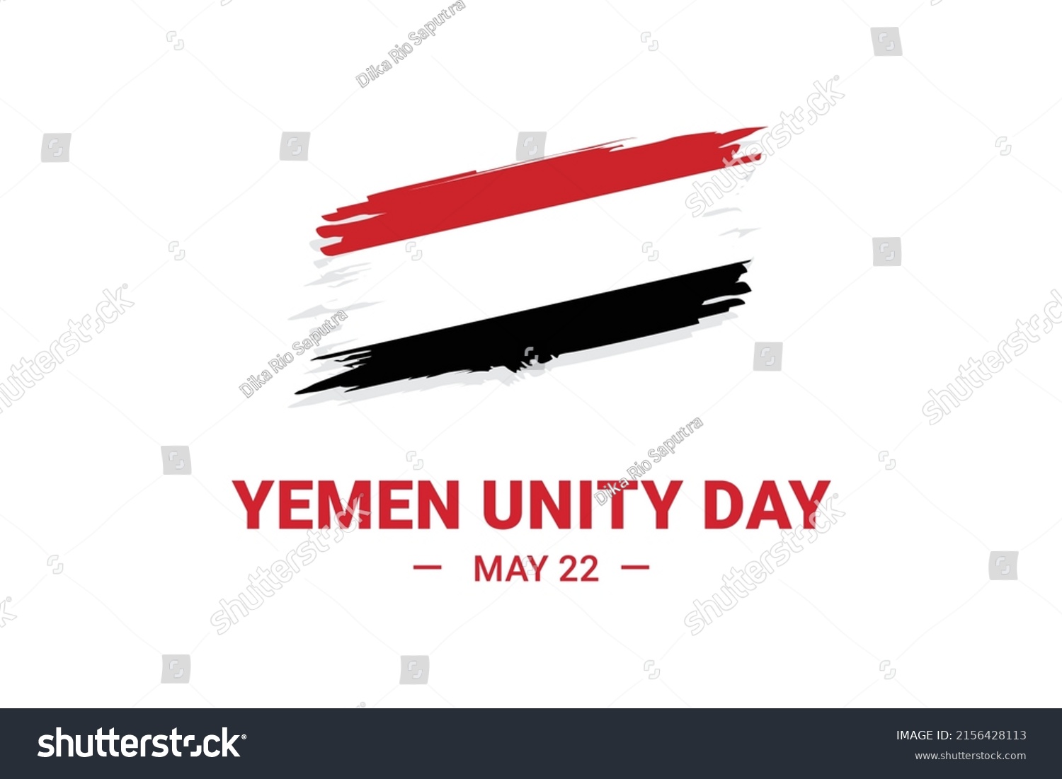 SVG of Yemen Unity Day. Vector Illustration. The illustration is suitable for banners, flyers, stickers, cards, etc. svg