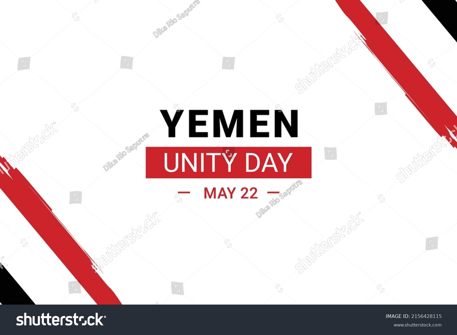 SVG of Yemen Unity Day. Vector Illustration. The illustration is suitable for banners, flyers, stickers, cards, etc. svg