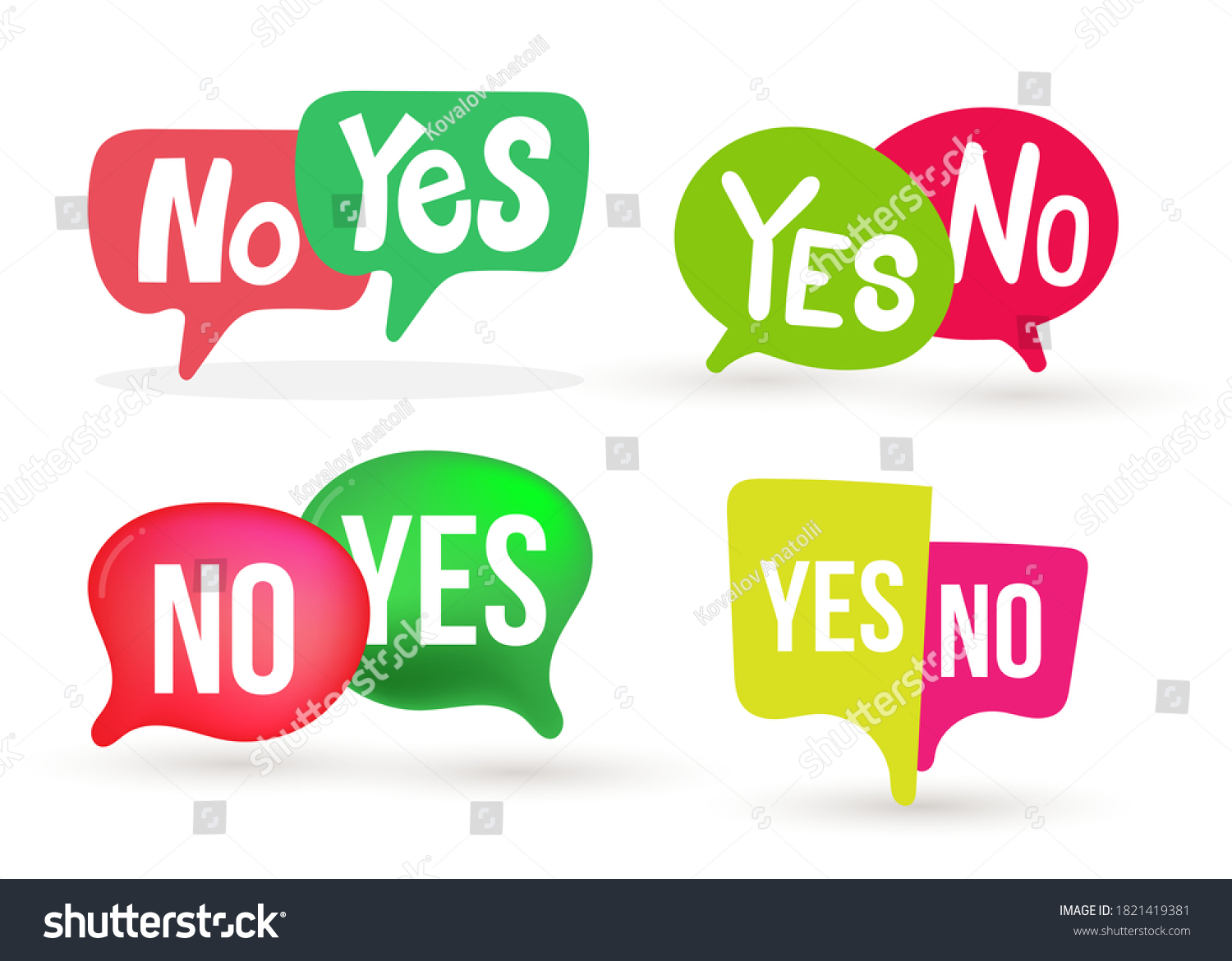 yes-no-word-text-on-talk-stock-vector-royalty-free-1821419381