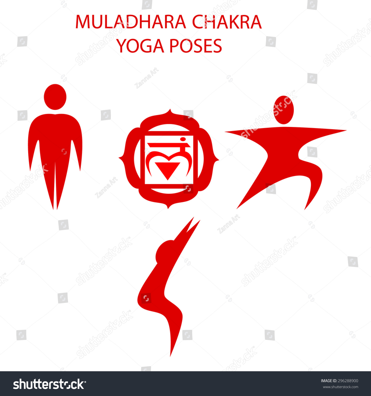 Yoga Poses Muladhara Chakra Activation Stock Vector (Royalty Free Yoga Poses Muladhara Chakra Activation Stock Vector (Royalty Free