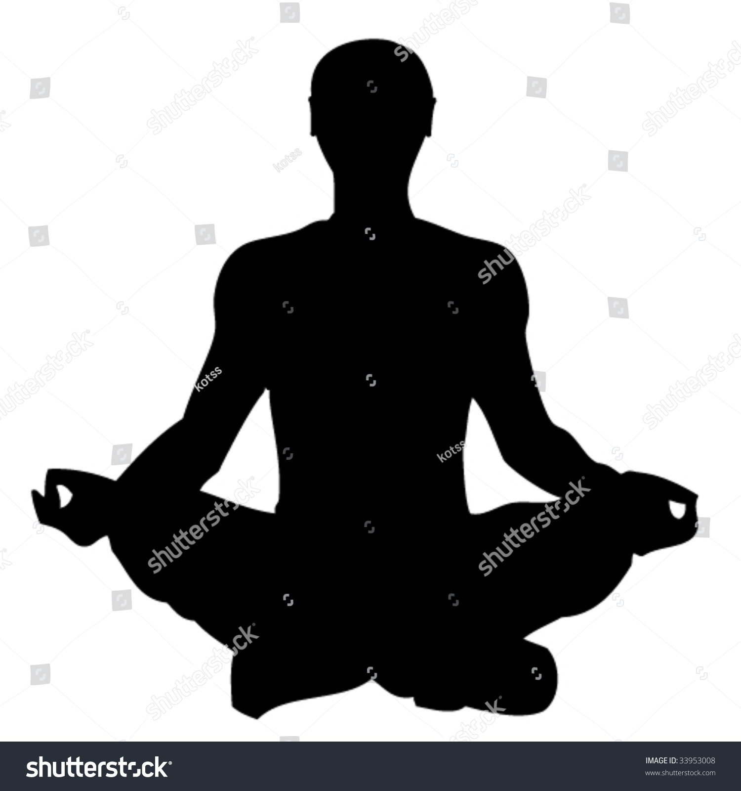 Yoga Sign Stock Vector Illustration 33953008 : Shutterstock