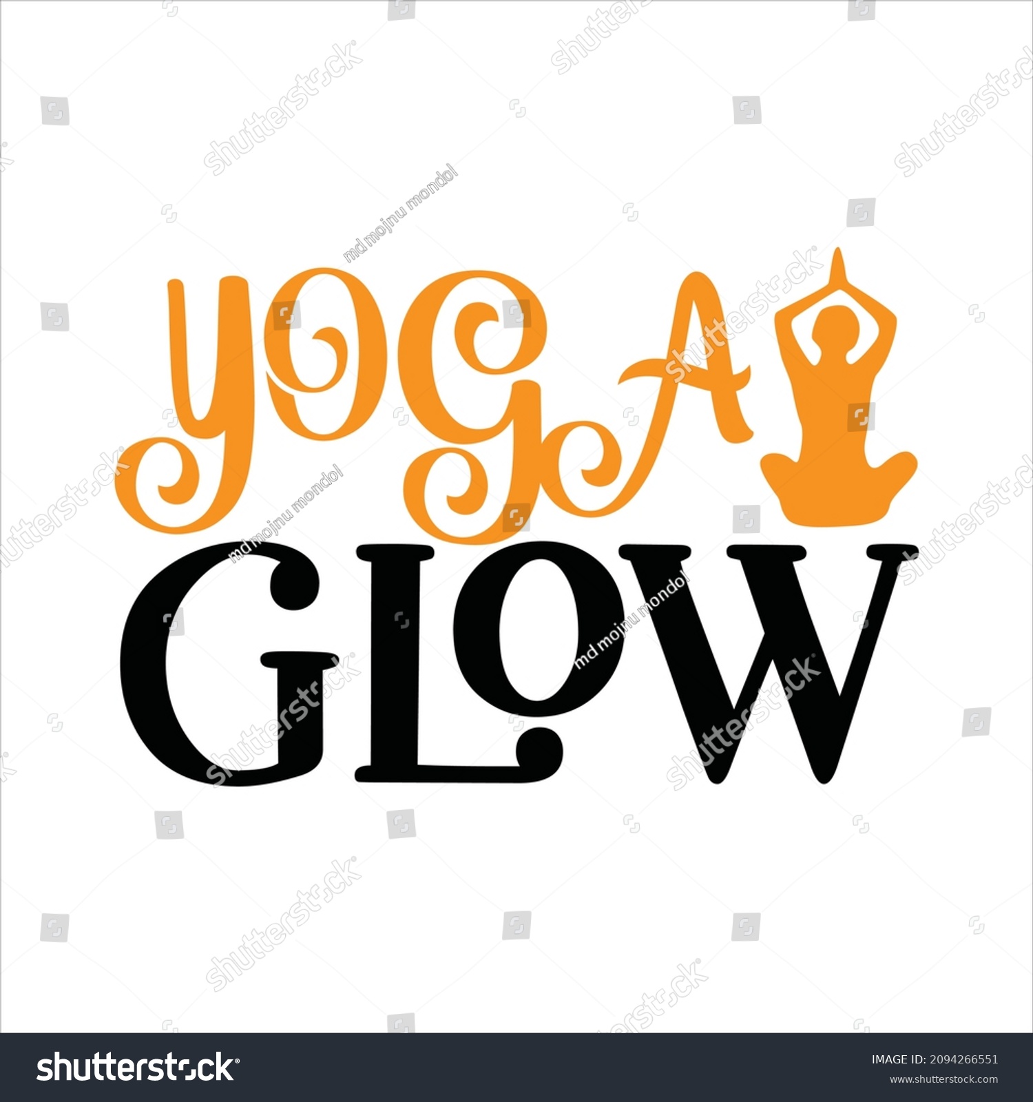 SVG of yoga svg design yoga glow  svg