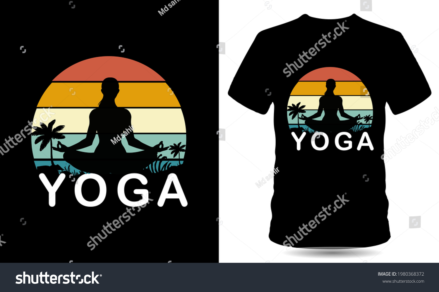 SVG of Yoga vector tshirt design template yoga design svg