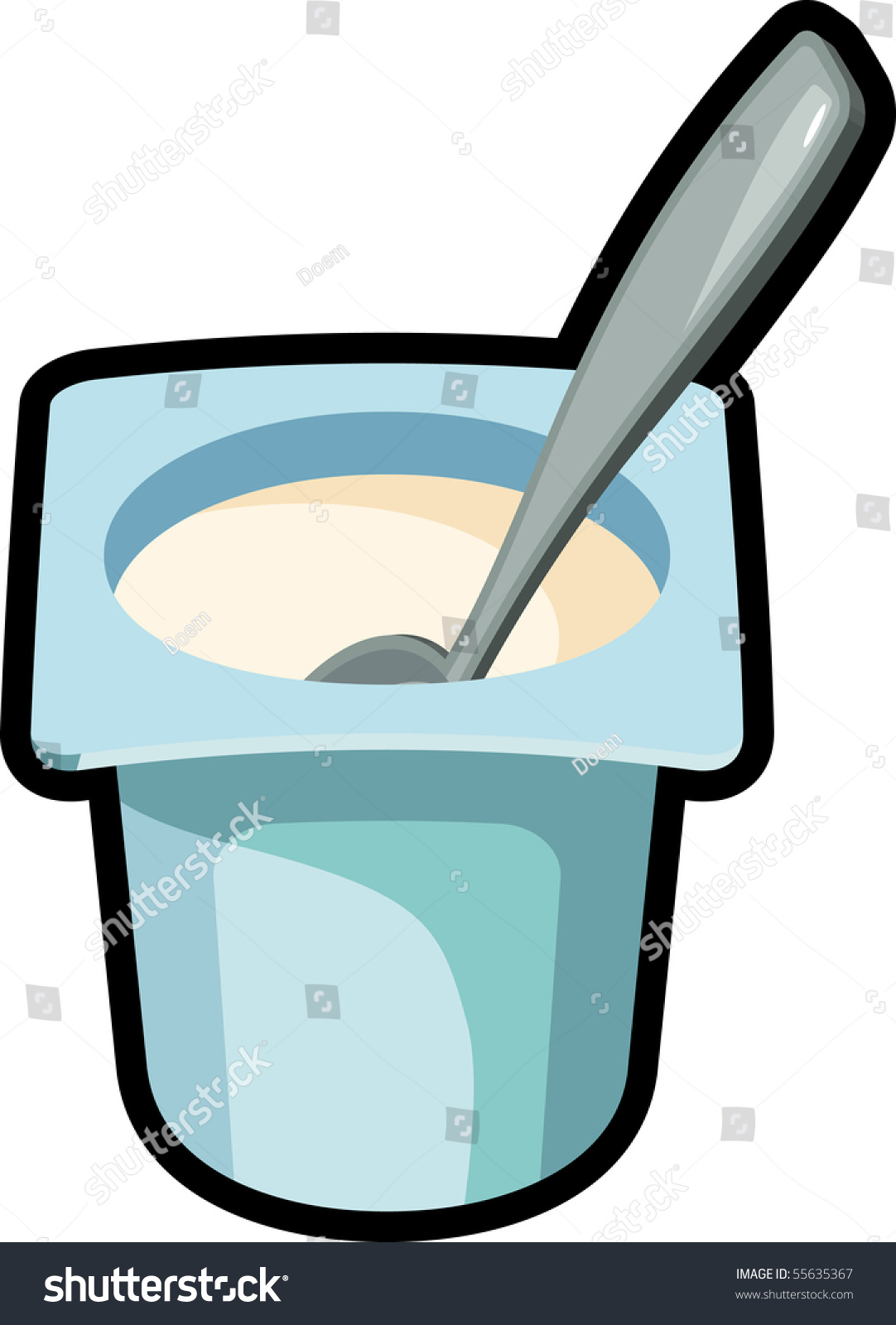 yogurt cup clipart - photo #40