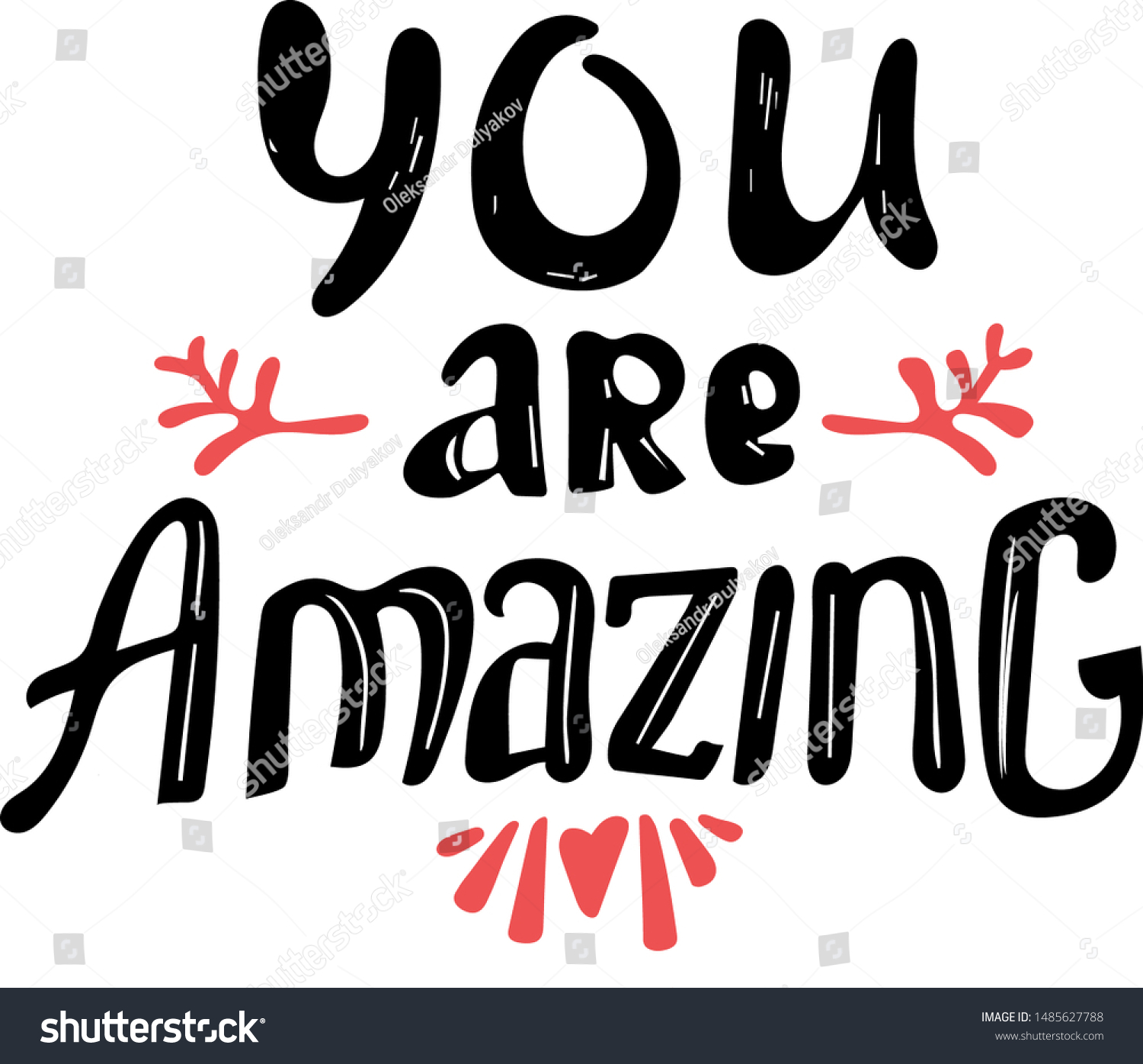 You Amazing Remember That Card Hand Stock Vector (Royalty Free) 1485627788