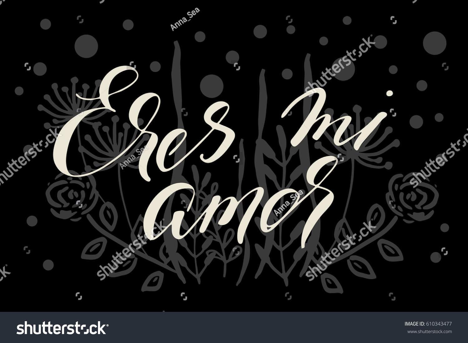 you-my-love-spanish-handwritten-text-stock-vector-610343477-shutterstock