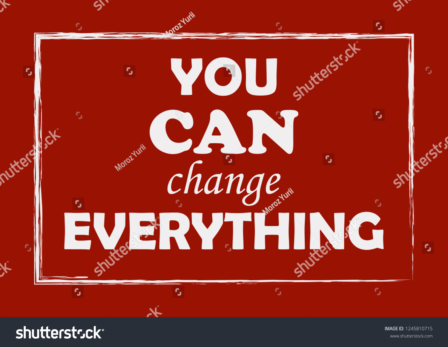 you-can-change-everything-inspiring-quote-stock-vector-royalty-free