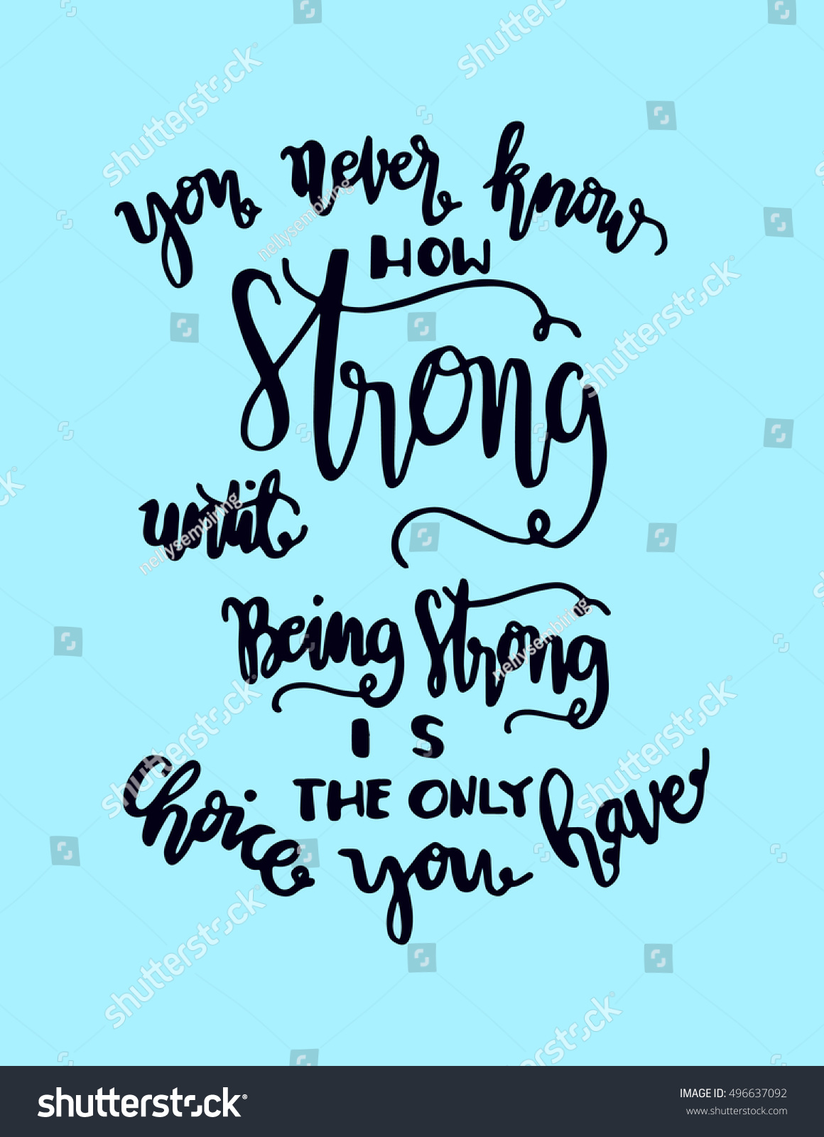 You Never Know How Strong You Are Until Being Strong Box Sign Rustic Wood Inspirational Wall Decor 8 X 8