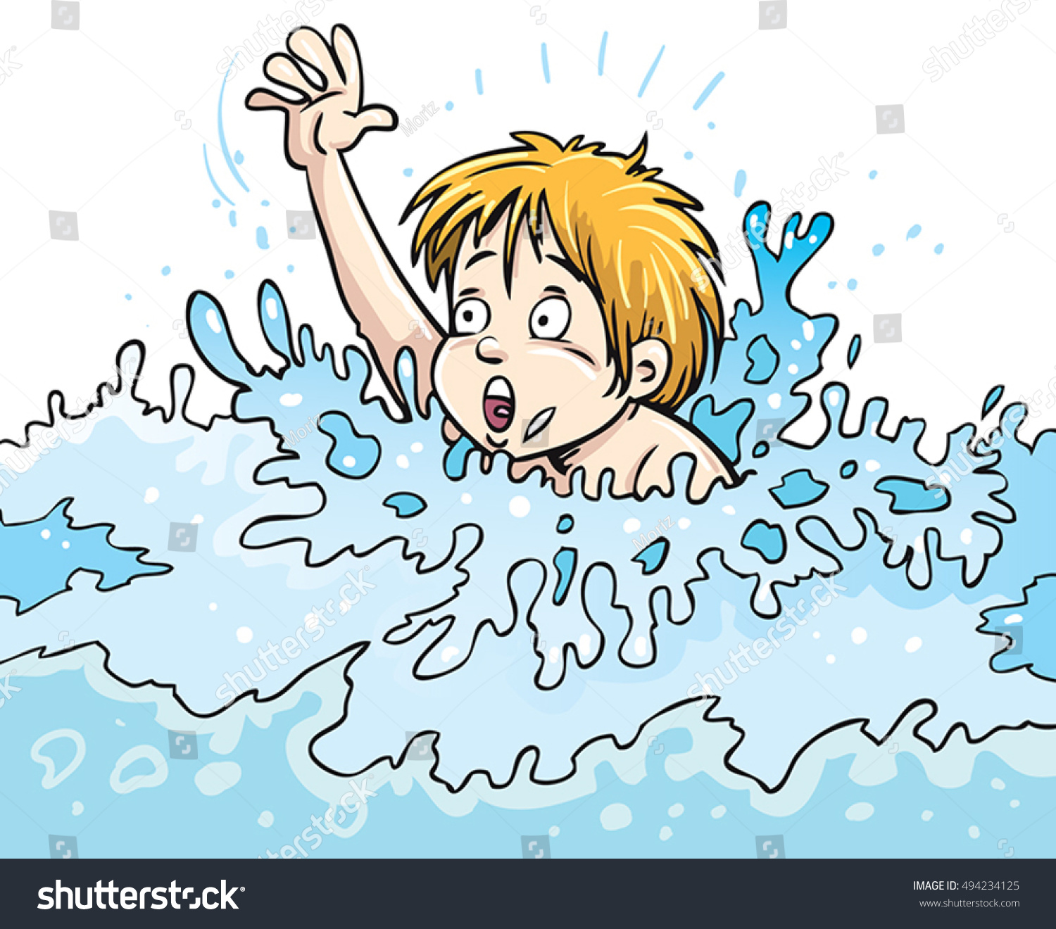 159 Boy drowning in swimming pool Stock Illustrations, Images & Vectors ...