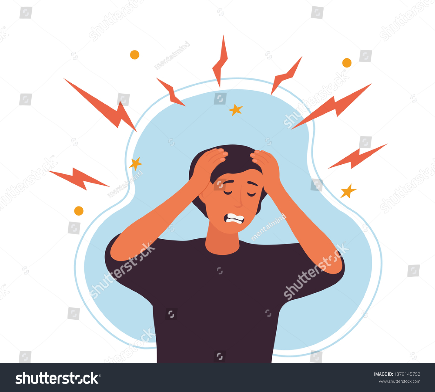 5,727 Headache grimacing Images, Stock Photos & Vectors | Shutterstock