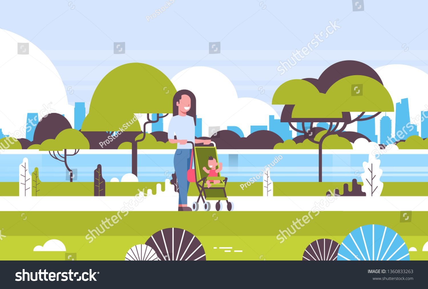 cityscape stroller