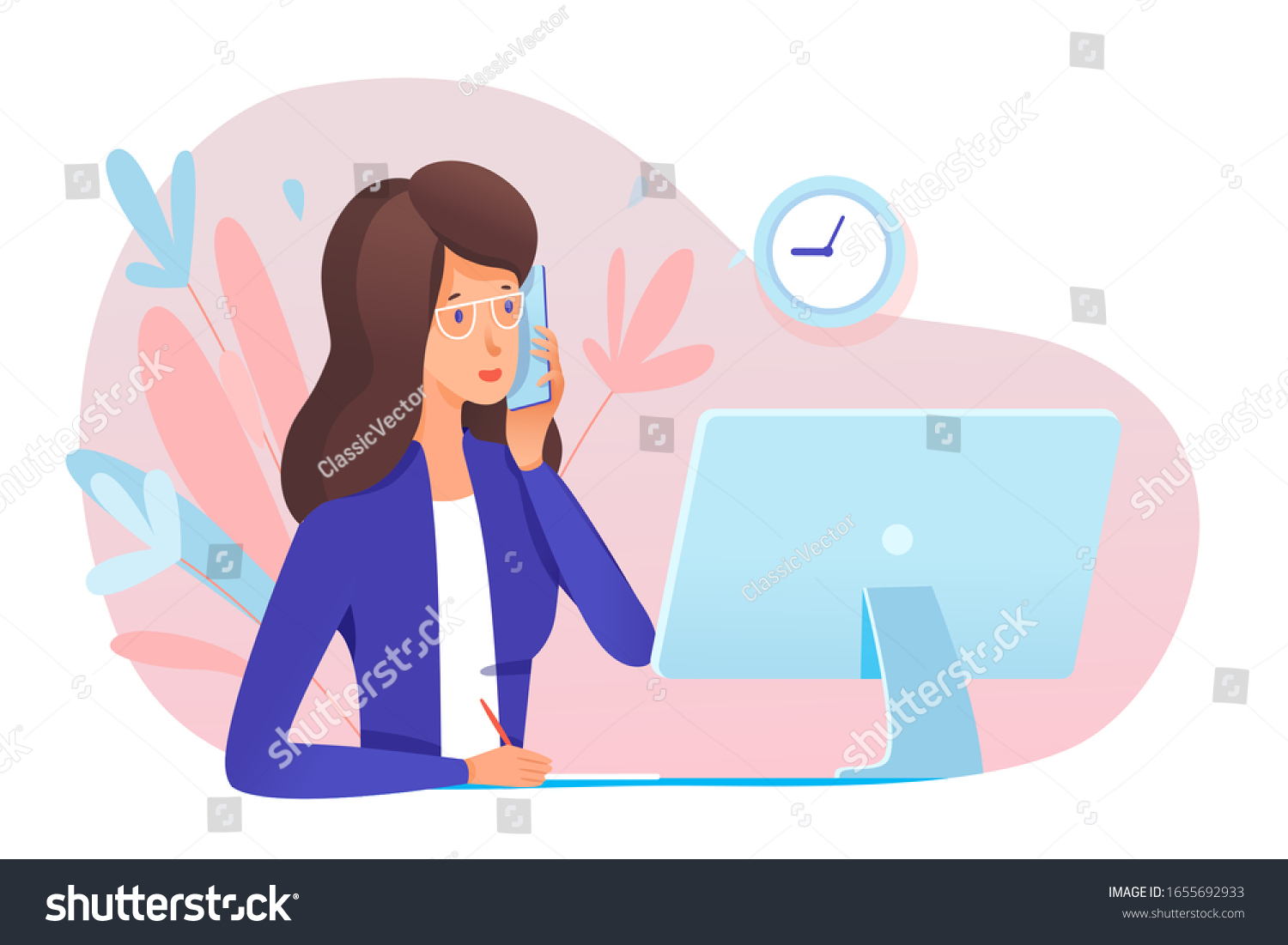 132,912 Secretary on phone Images, Stock Photos & Vectors | Shutterstock