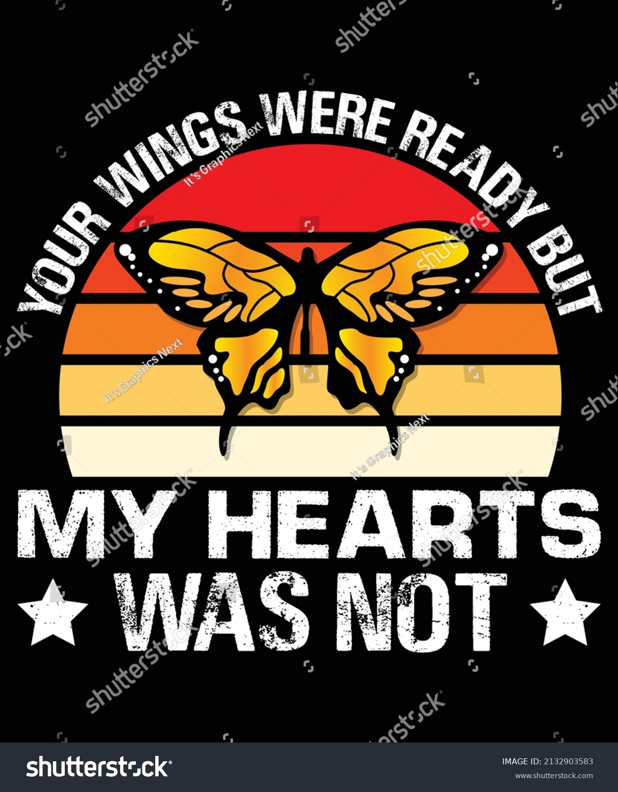 SVG of Your Wings Were Ready But My Hearts Was Not svg